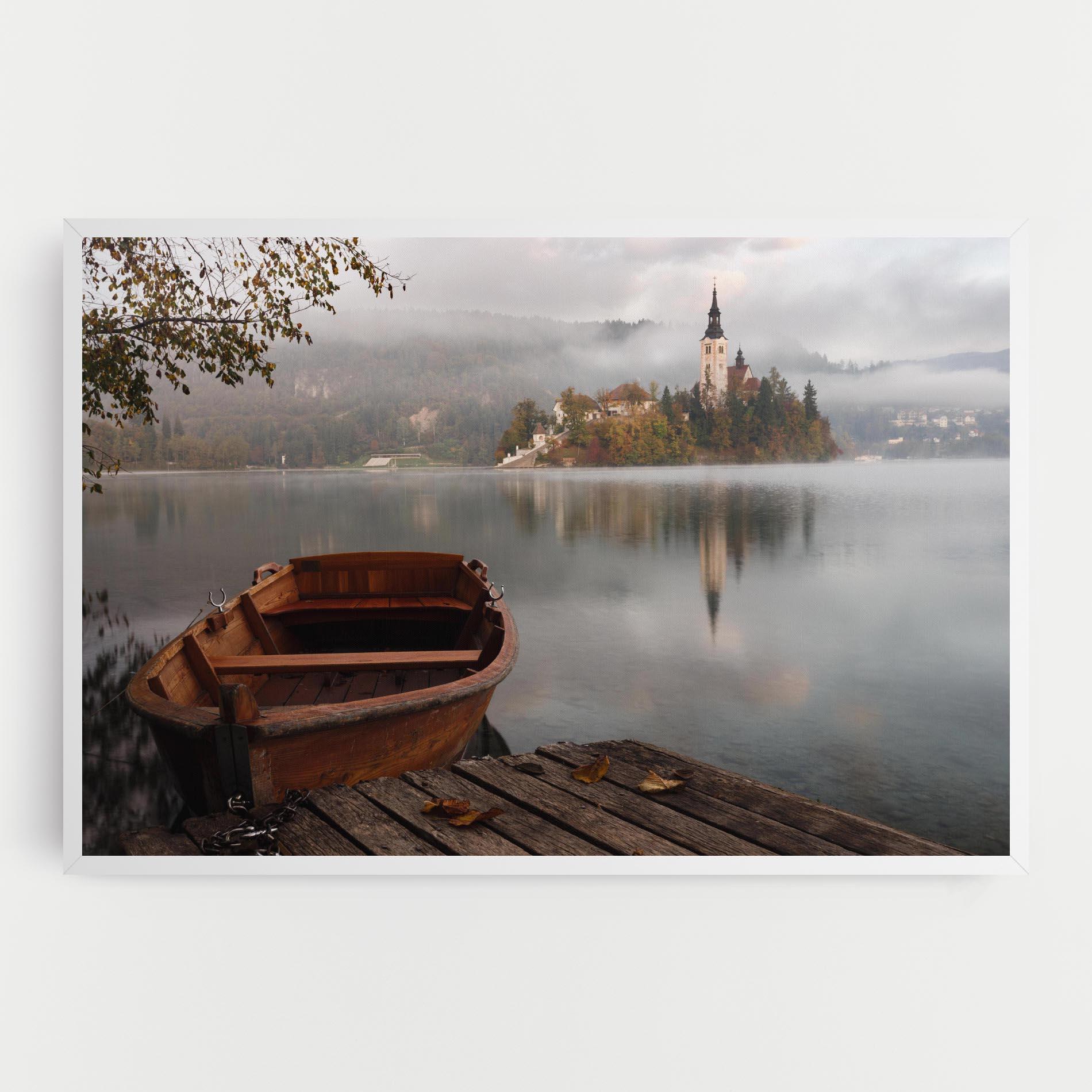 Tablou Canvas Lake Church mockup 0