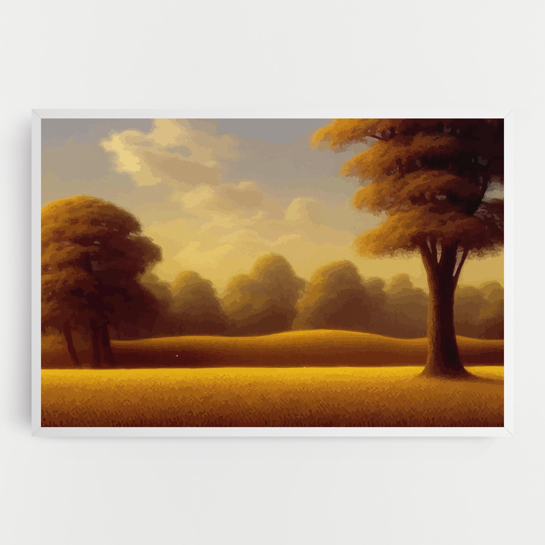 Tablou Canvas Yellow Countryside mockup 0