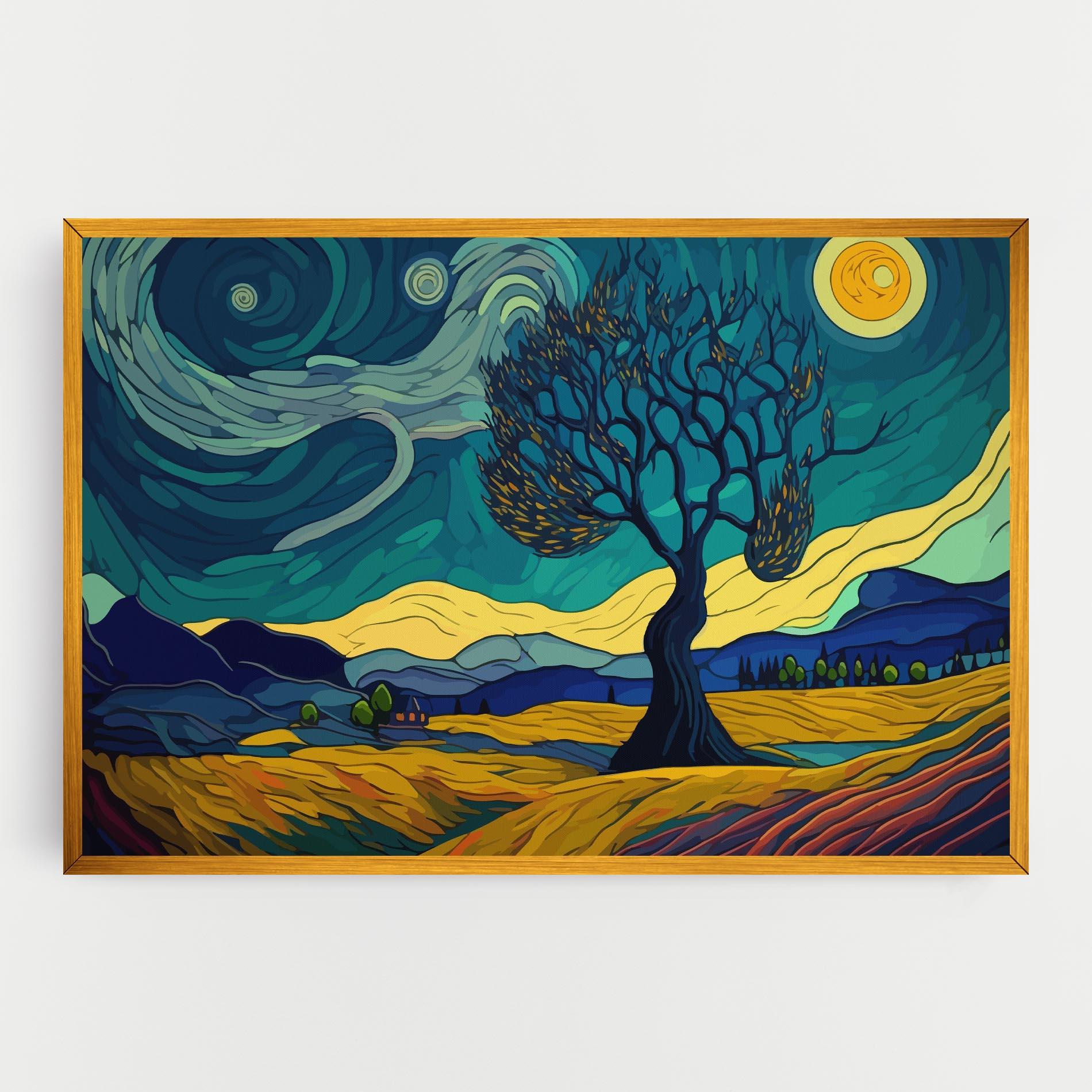 Tablou Canvas Abstract Rural Art mockup 0