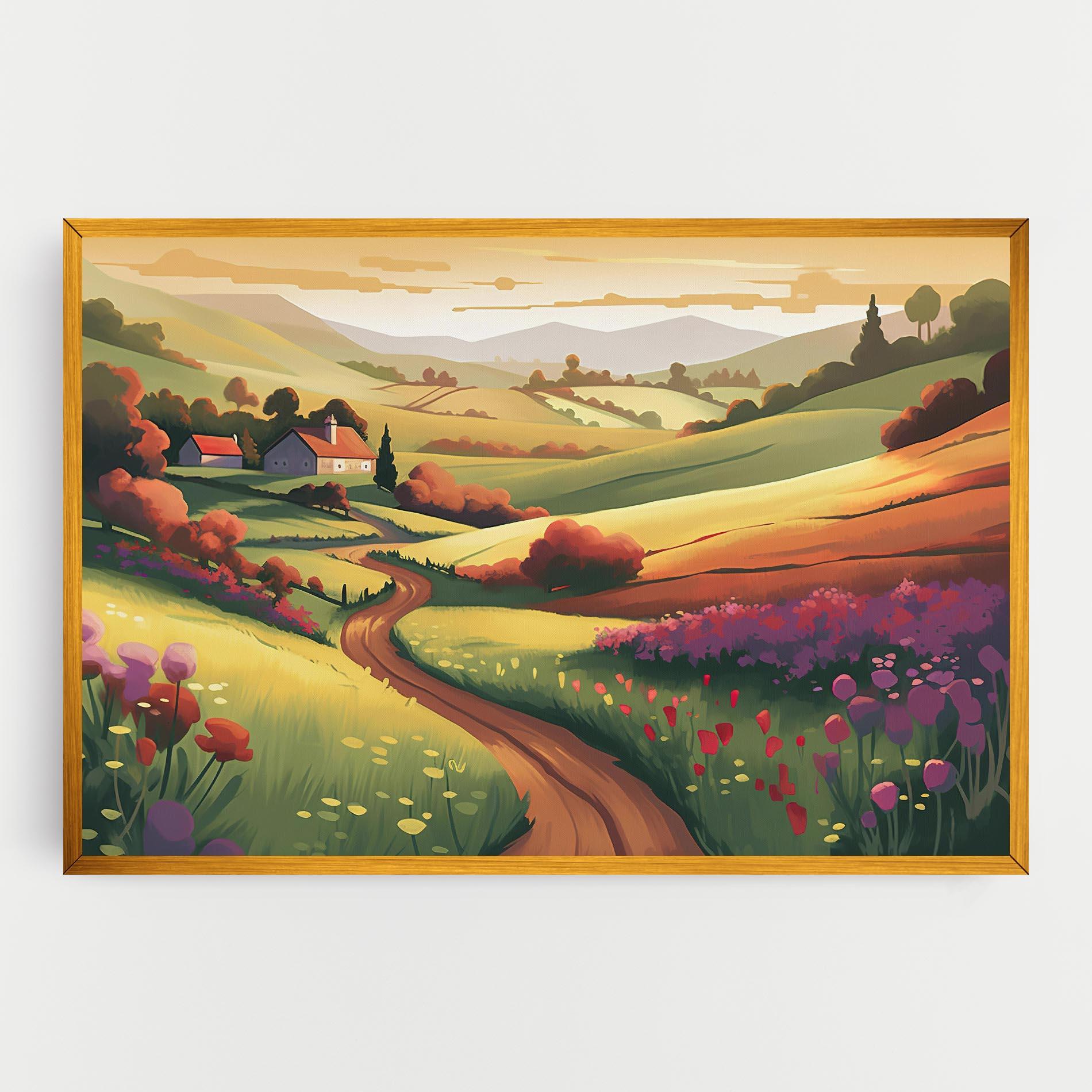 Tablou Canvas Countryside Charm mockup 0