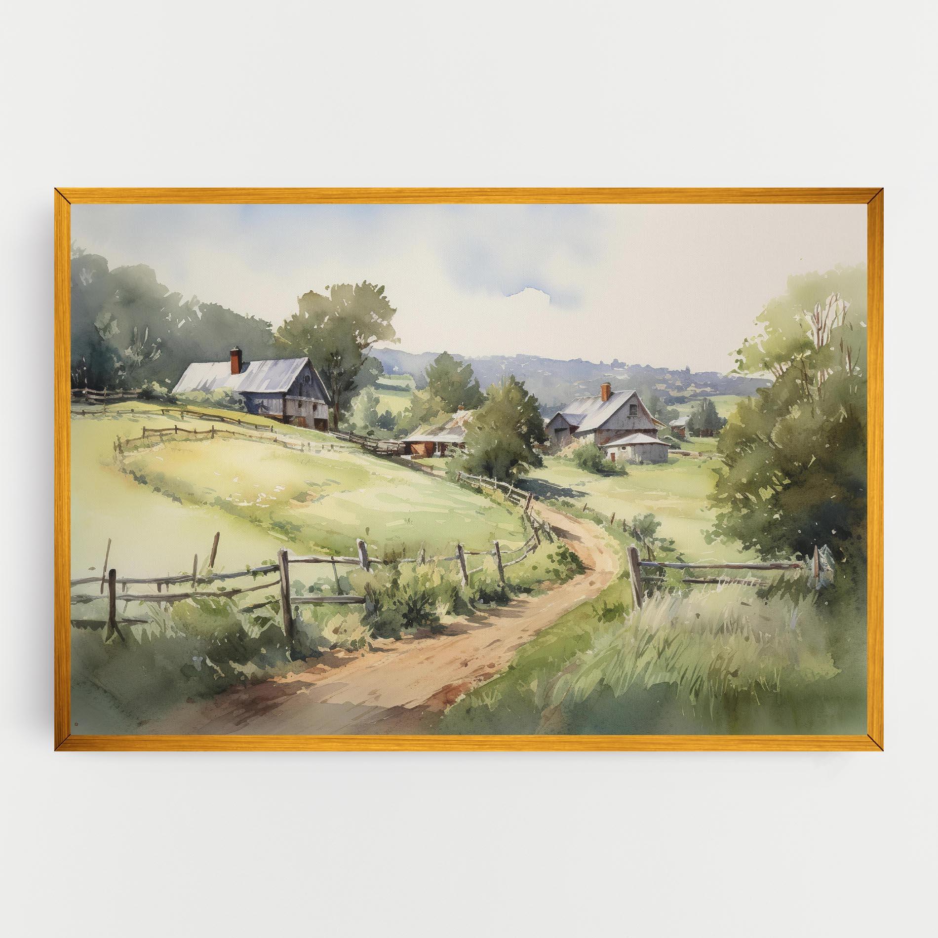 Tablou Canvas Rural Farm mockup 0