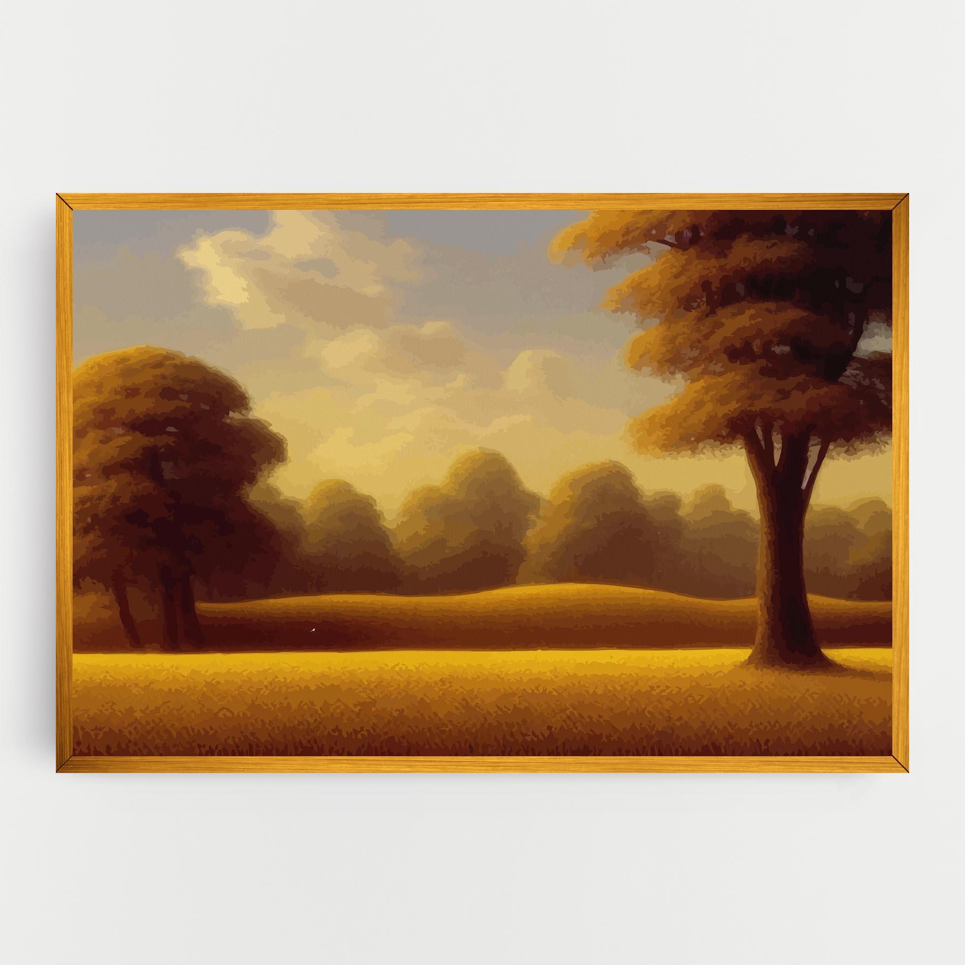 Tablou Canvas Yellow Countryside mockup 0