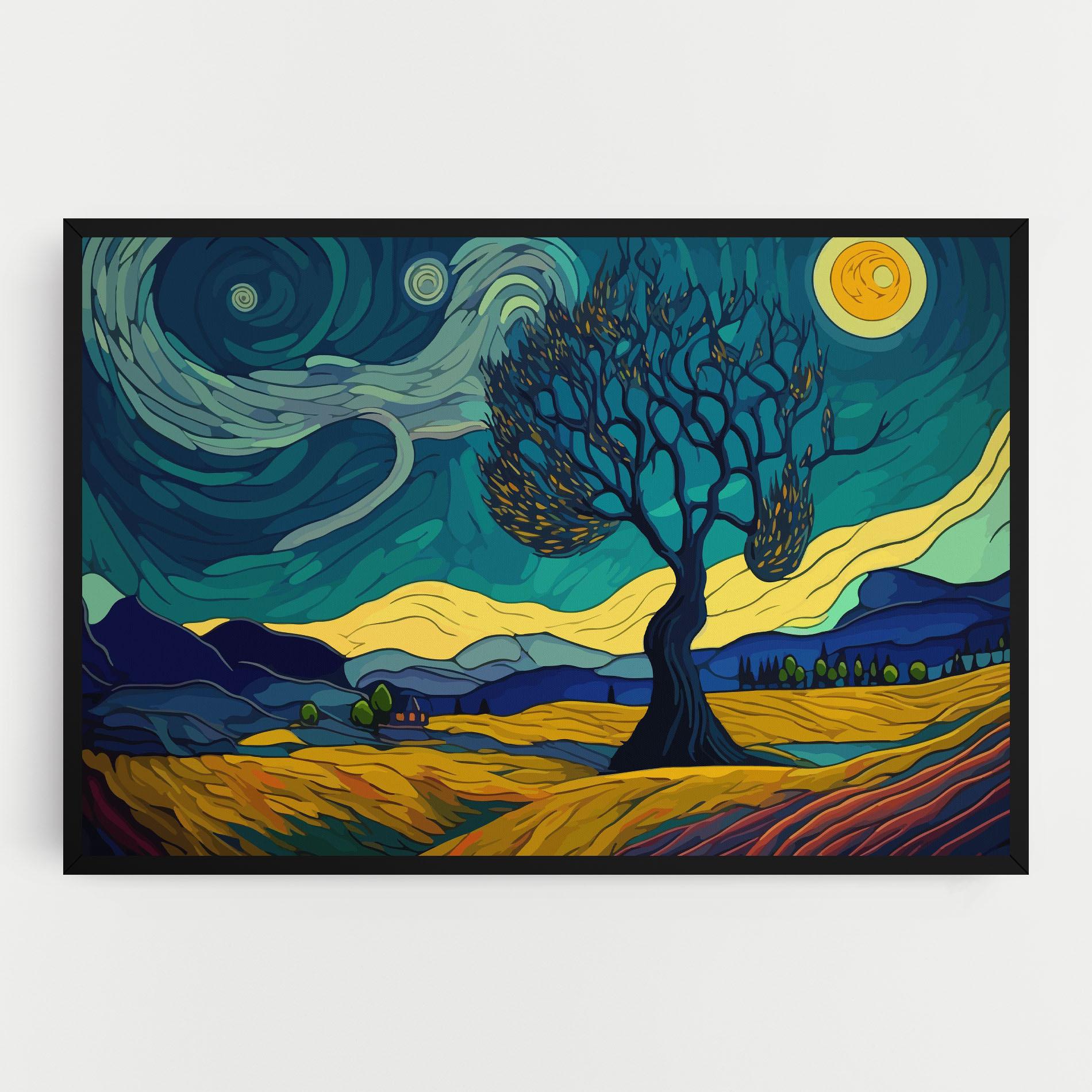 Tablou Canvas Abstract Rural Art mockup 0