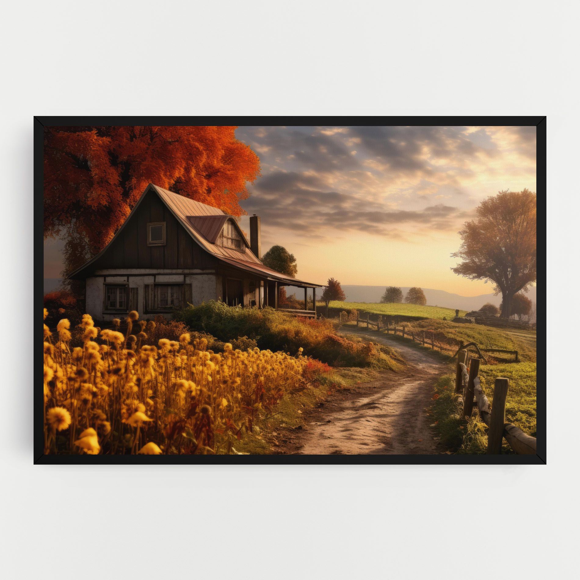 Autumn Farm House mockup 0