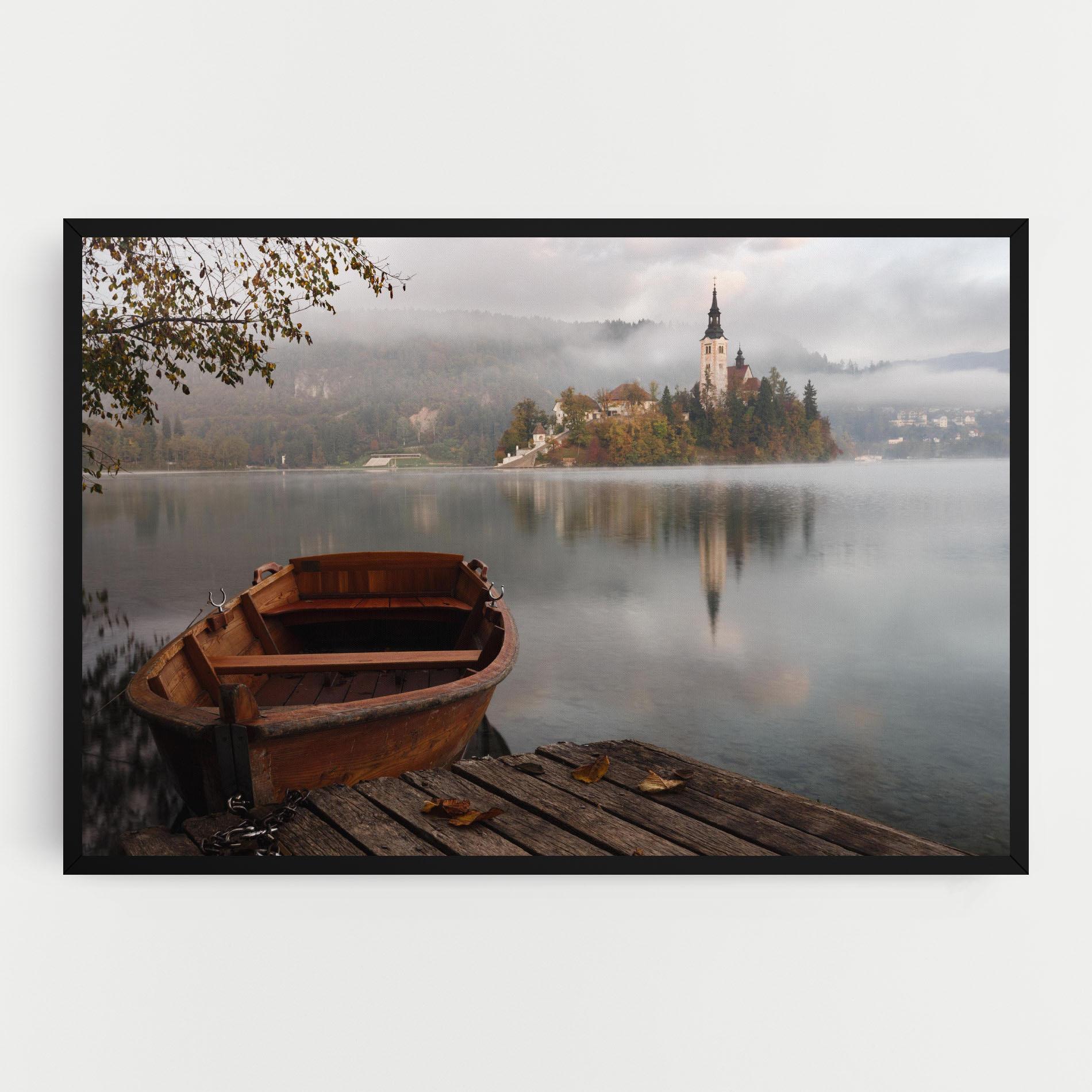 Tablou Canvas Lake Church mockup 0