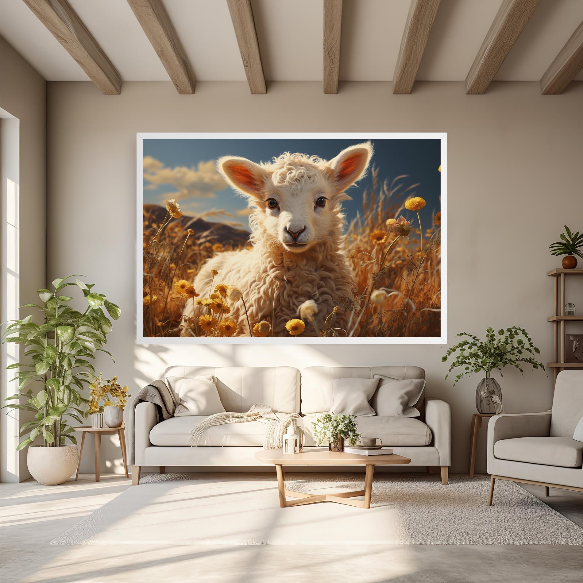 Tablou Canvas Animals Grazing mockup 6