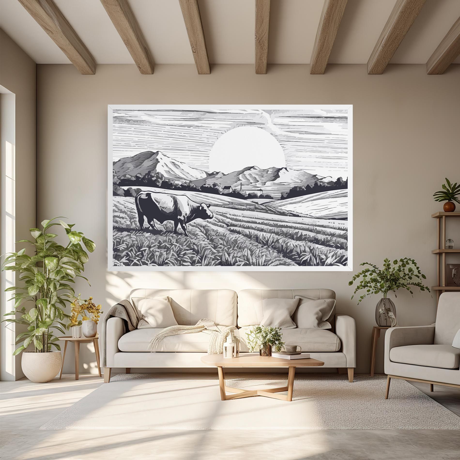 Cow Grey Ink mockup 6