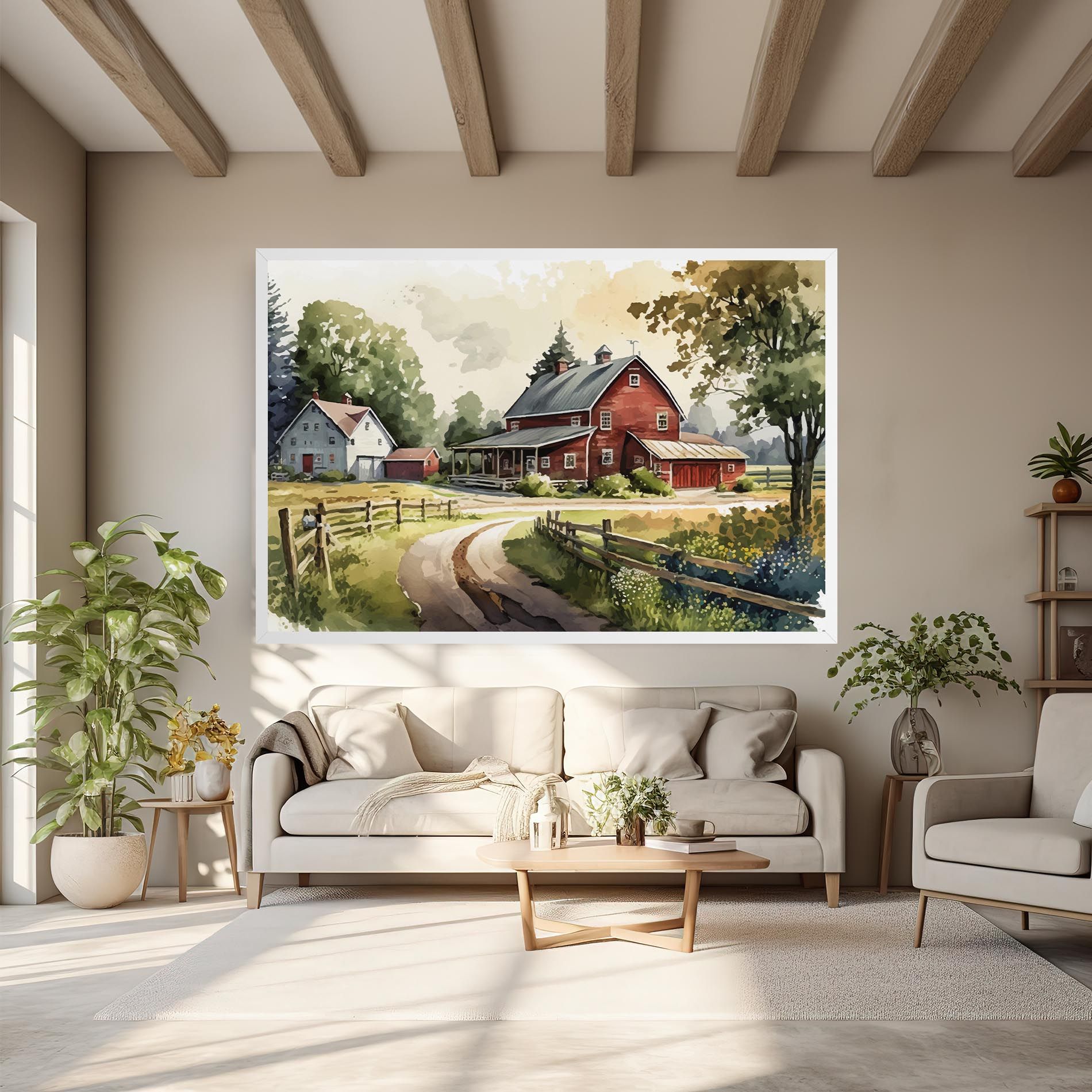 Farmhouse Painting mockup 6