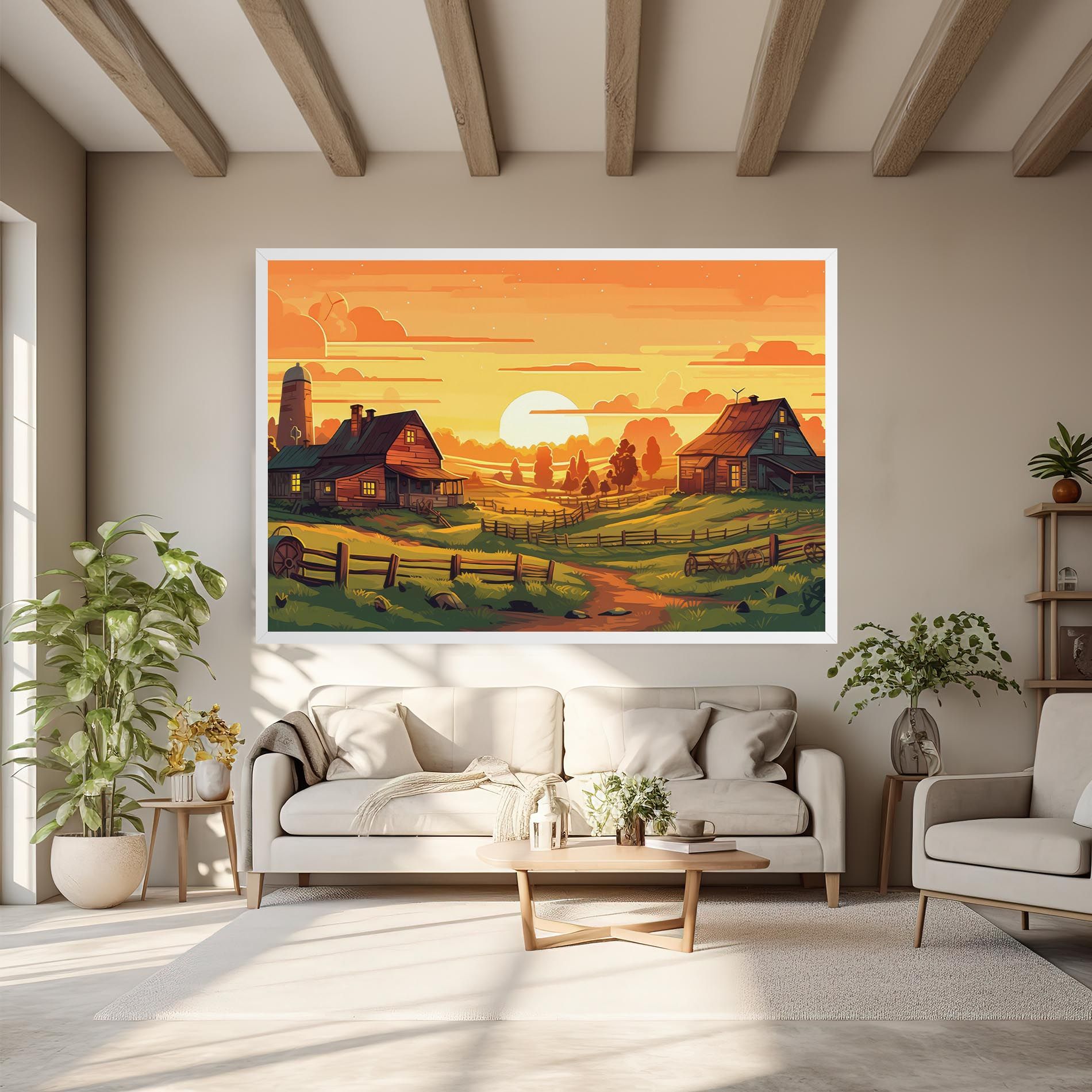 Farmhouse Sunlight mockup 6