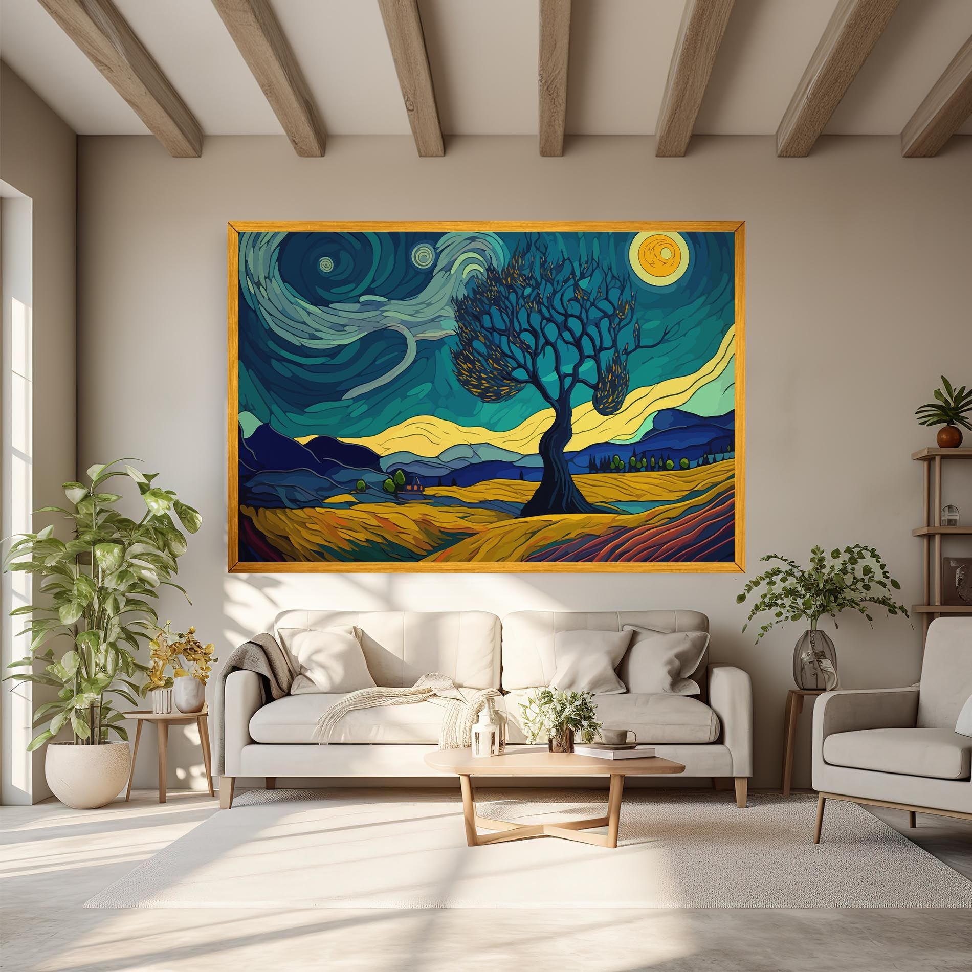 Abstract Rural Art mockup 6