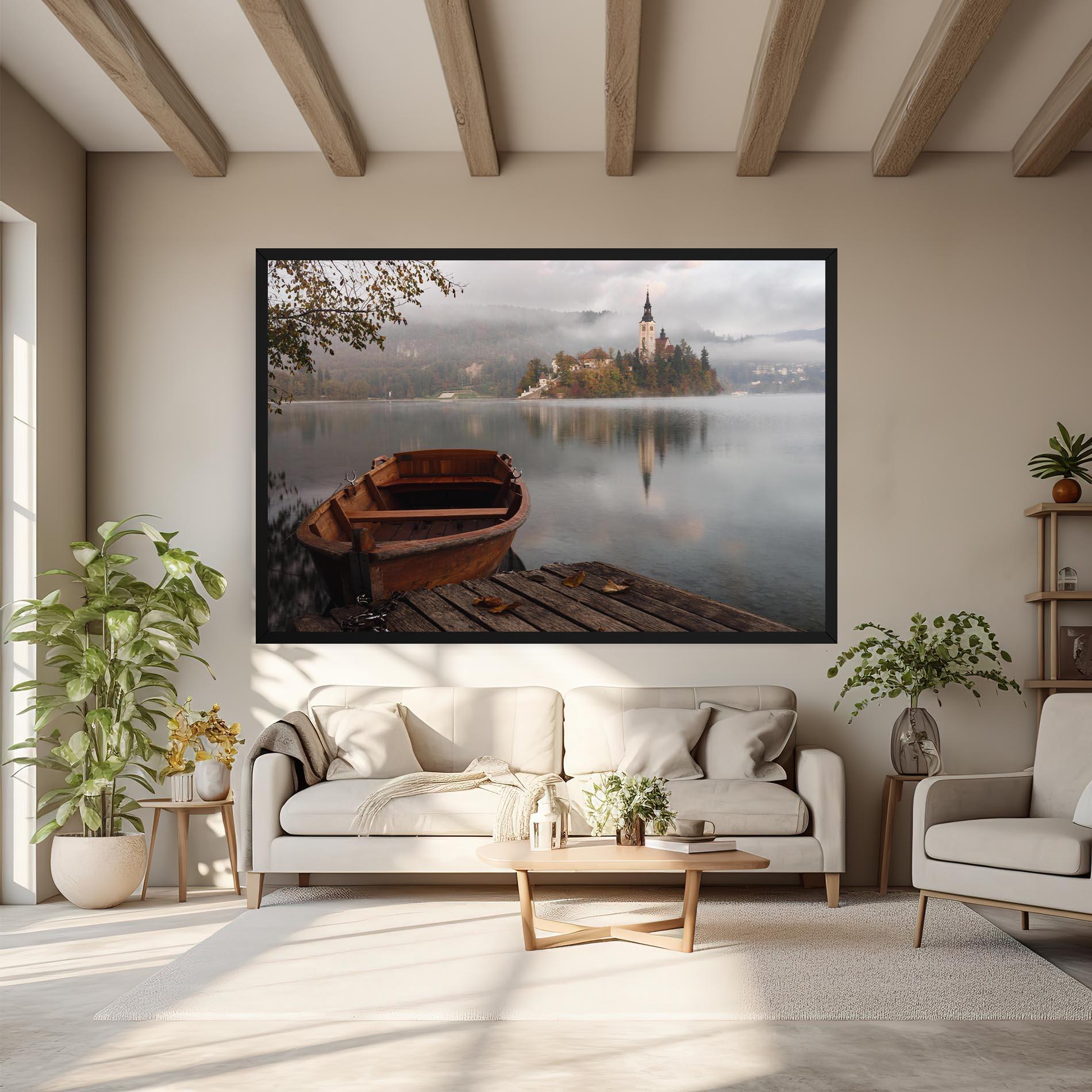 Tablou Canvas Lake Church mockup 6