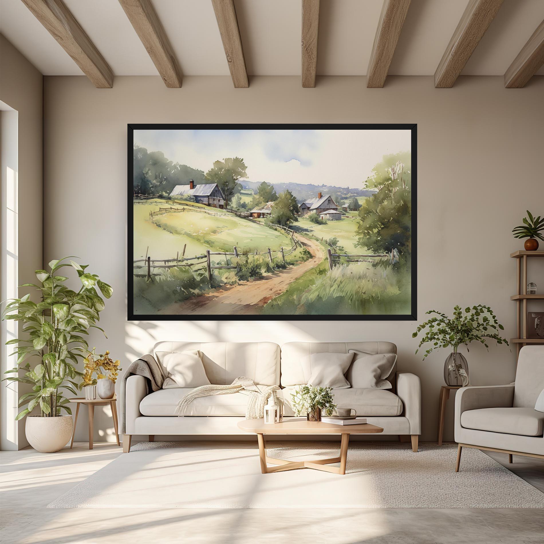 Tablou Canvas Rural Farm mockup 6