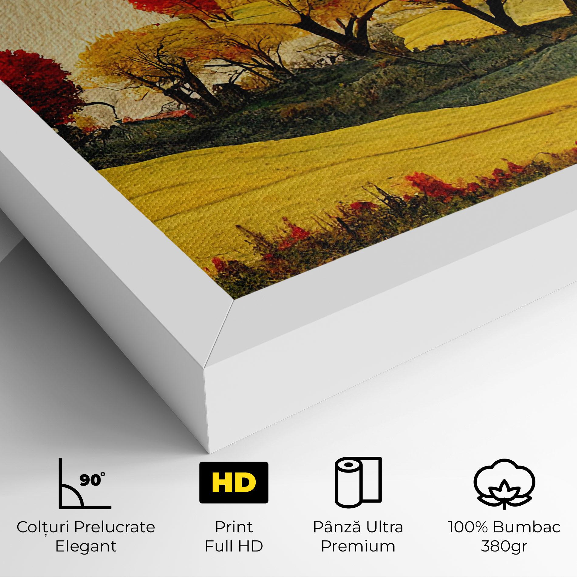 Tablou Canvas Autumn Paper Style mockup 4