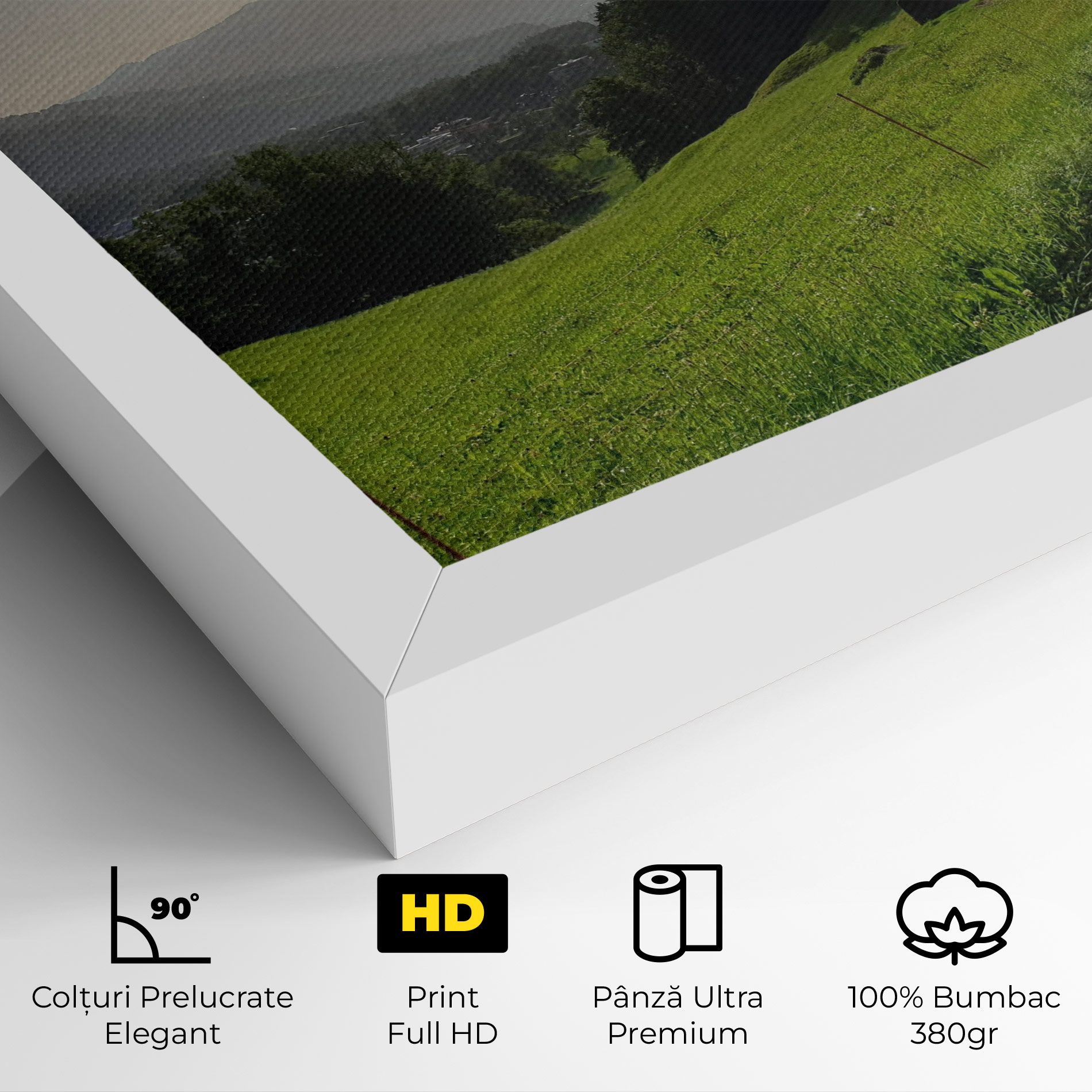 Foggy Rural Road mockup 4