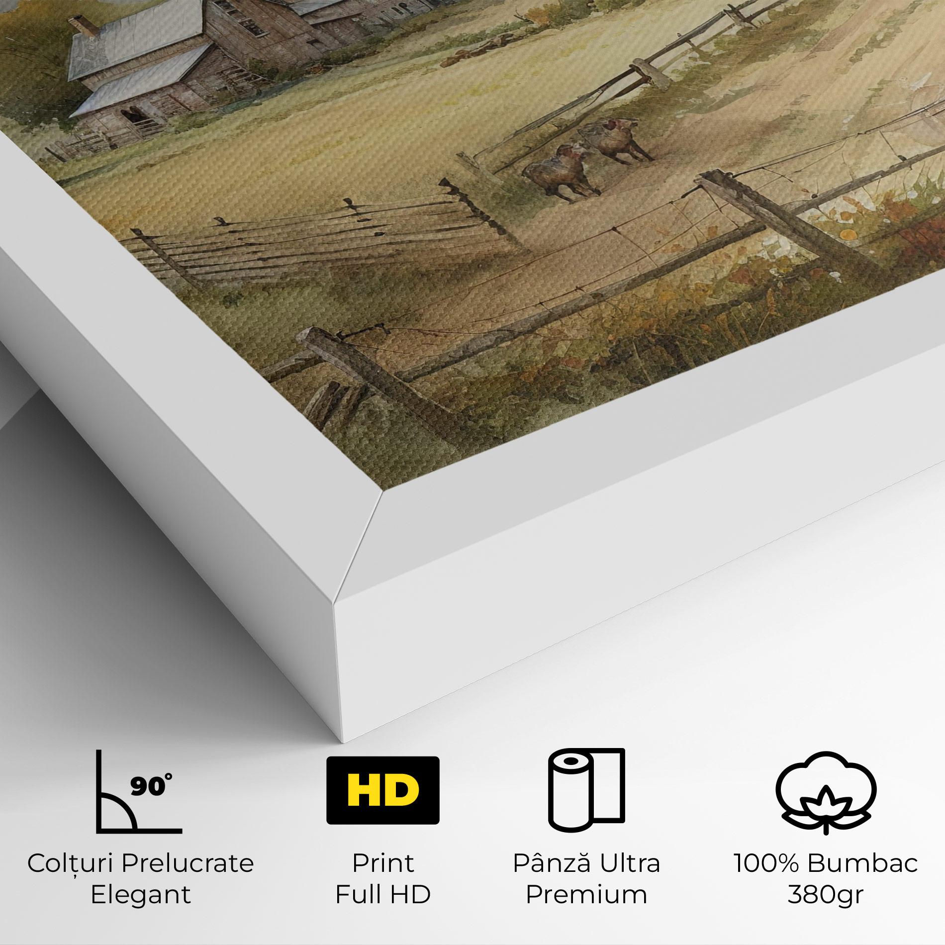 Tablou Canvas Rural Field mockup 4