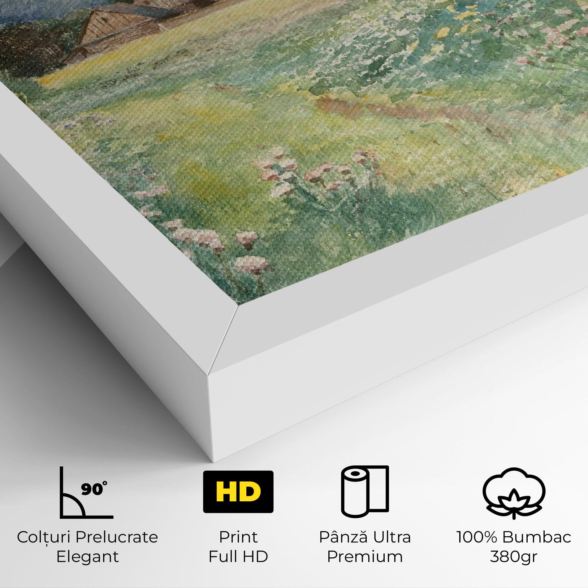 Tablou Canvas Rural Painting Art mockup 4