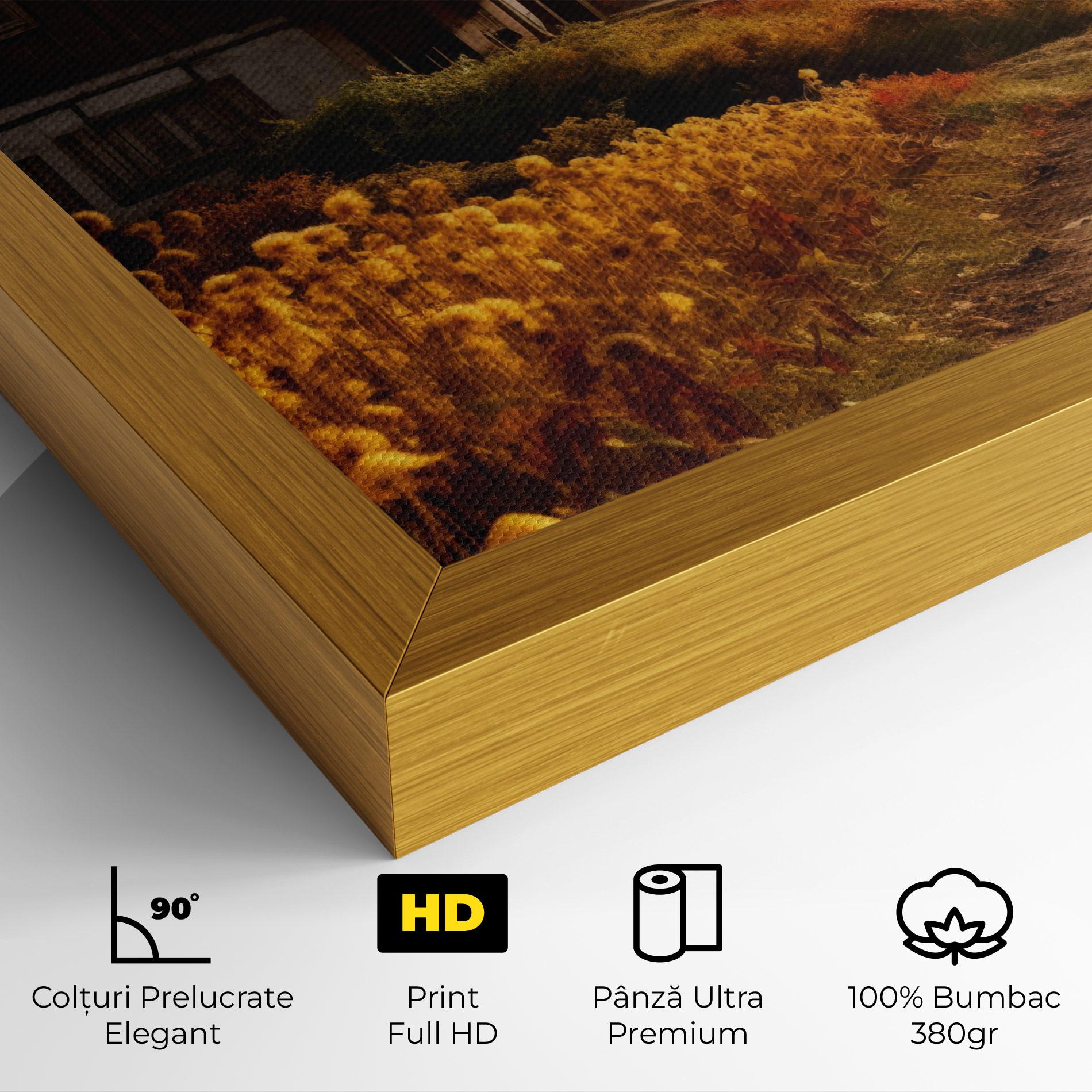 Tablou Canvas Autumn Farm House mockup 4