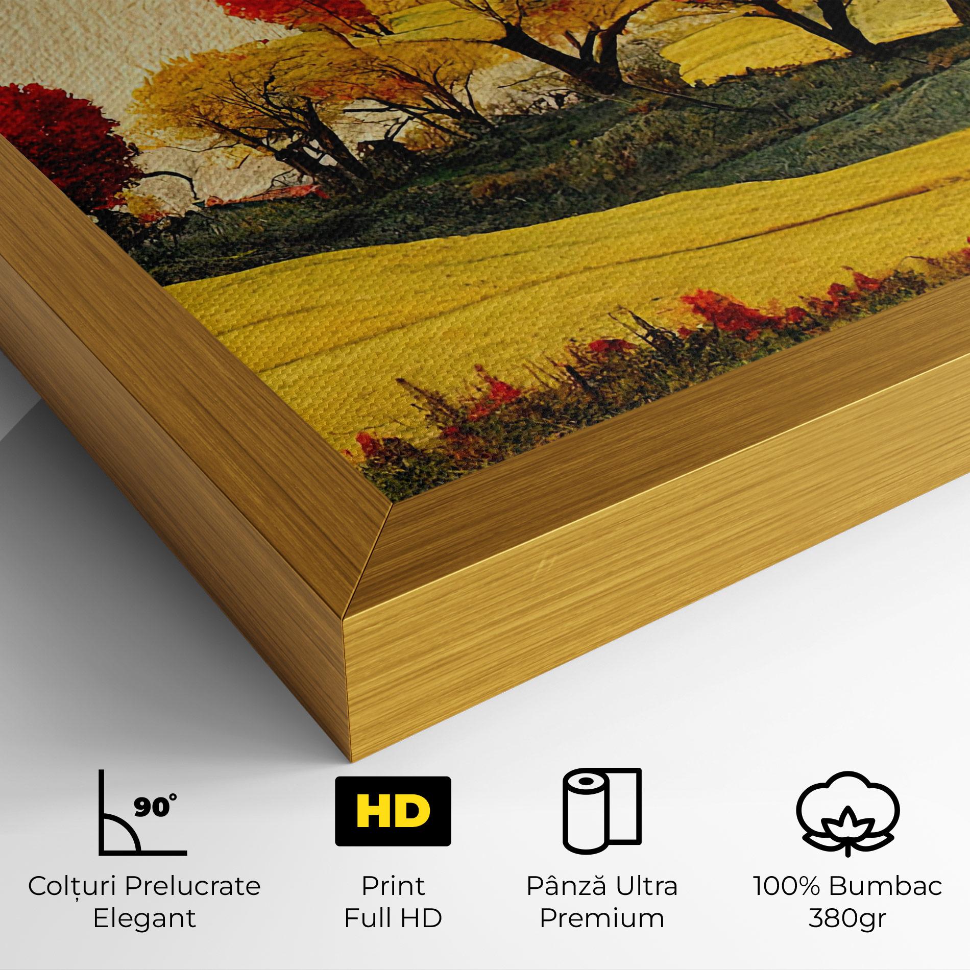 Tablou Canvas Autumn Paper Style mockup 4