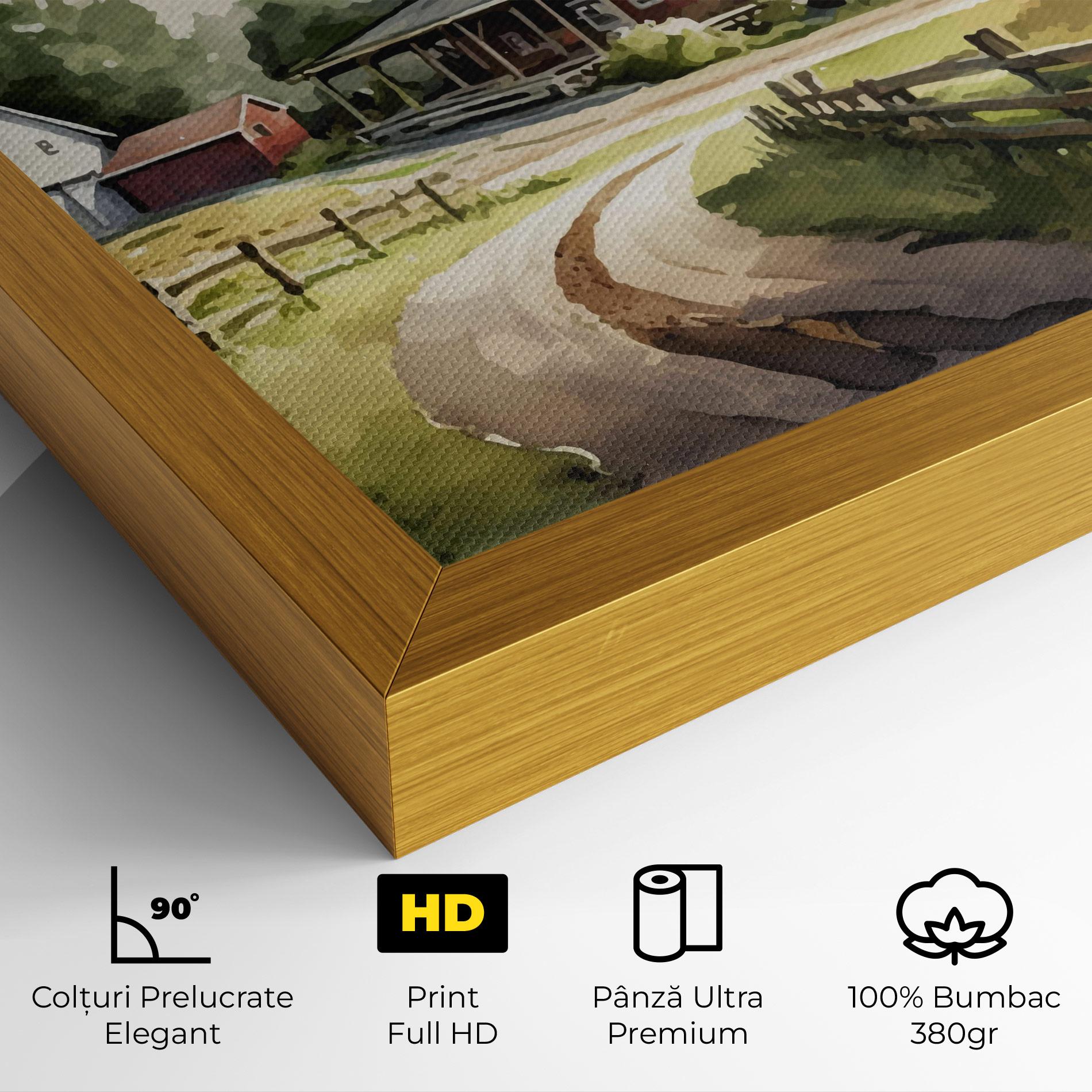 Tablou Canvas Farmhouse Painting mockup 4