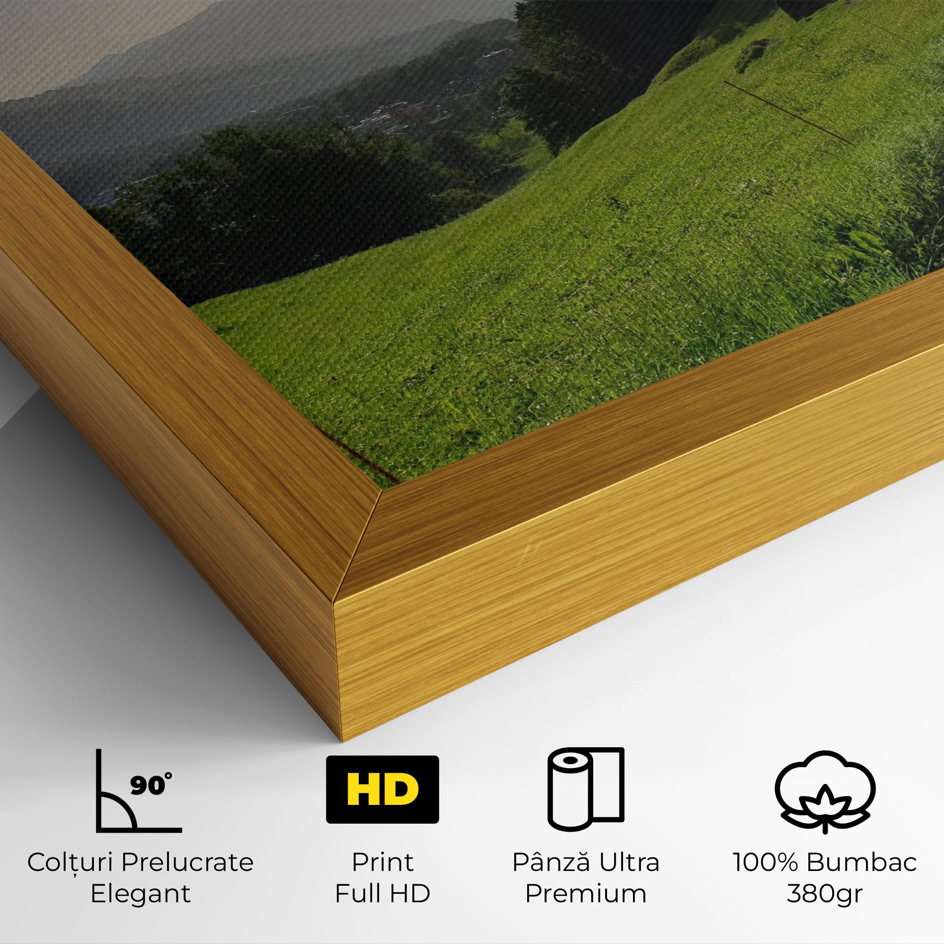 Foggy Rural Road mockup 4