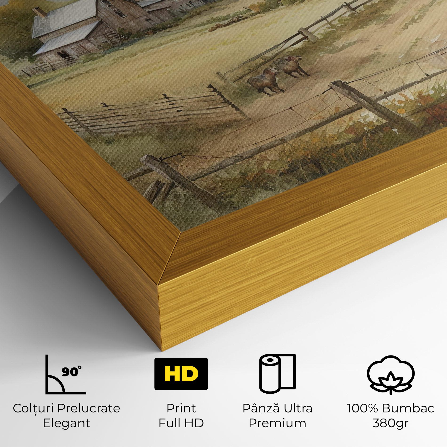 Tablou Canvas Rural Field mockup 4