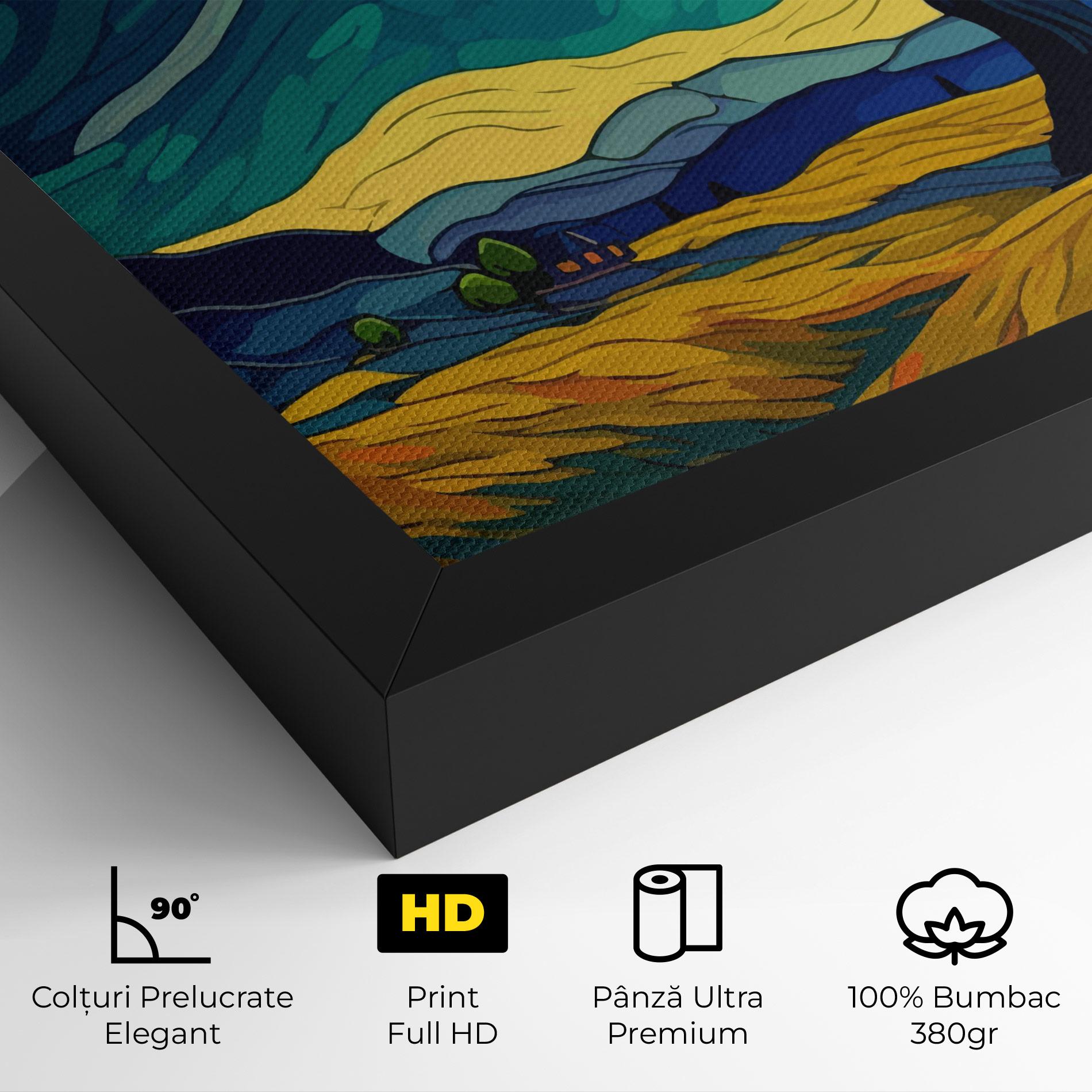 Tablou Canvas Abstract Rural Art mockup 4