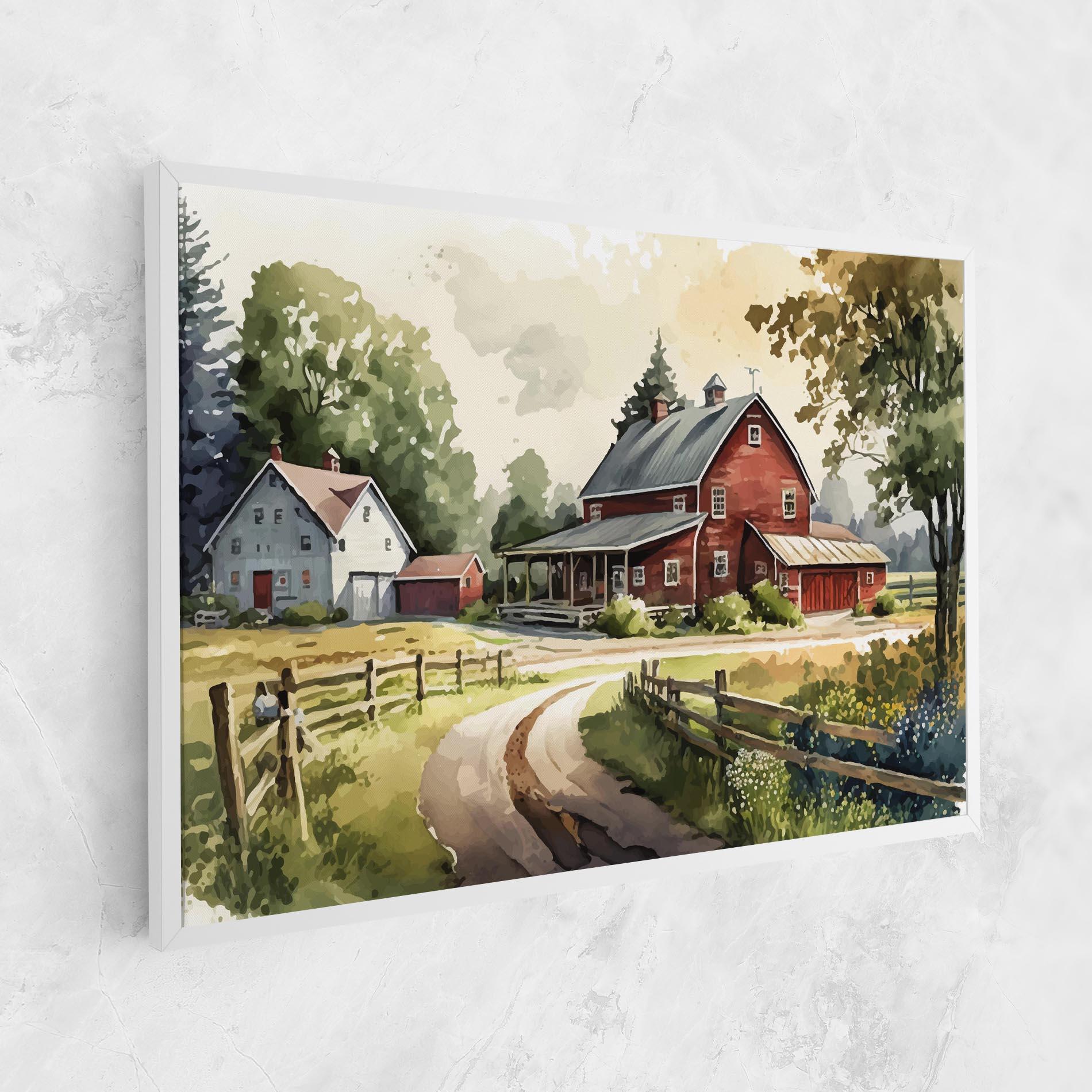 Tablou Canvas Farmhouse Painting mockup 1