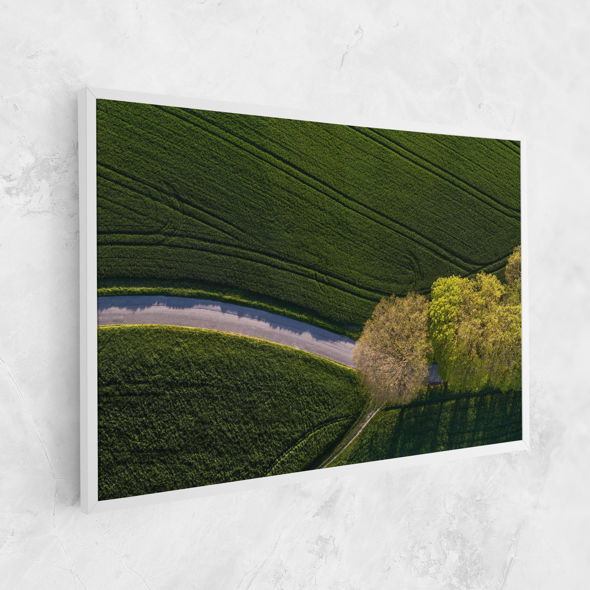 Tablou Canvas Green Road mockup 1