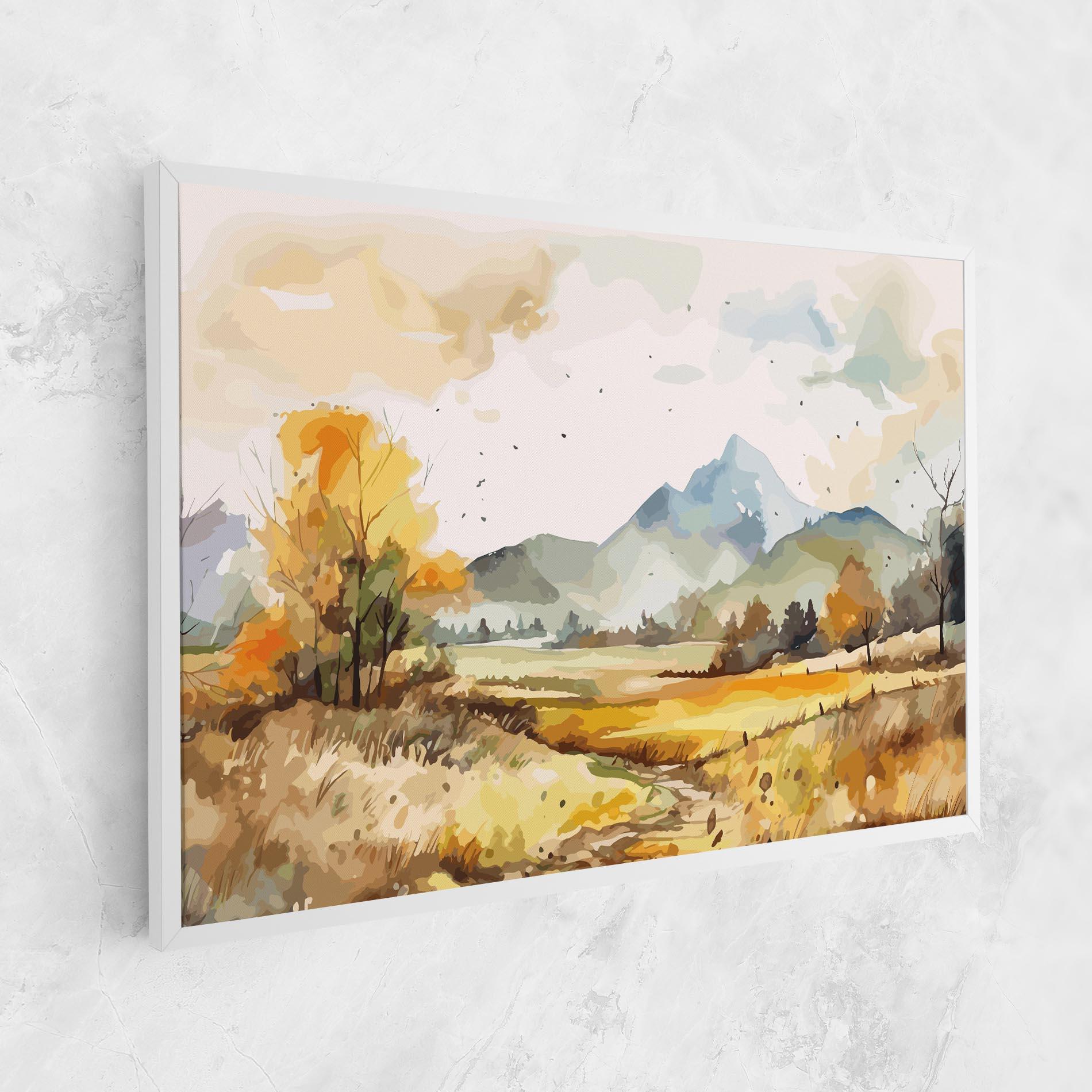 Tablou Canvas Mountain Rural View mockup 1