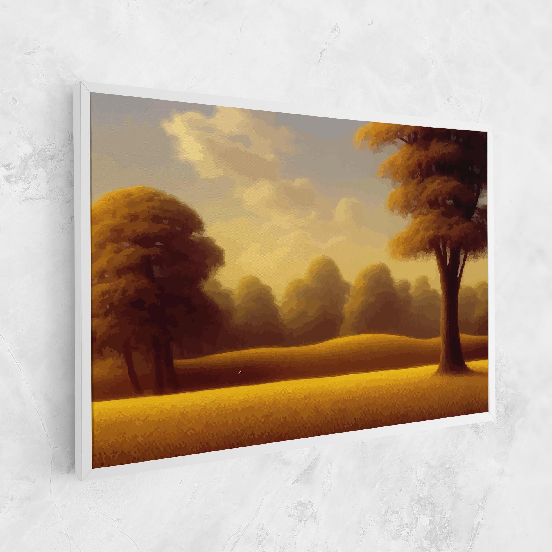 Tablou Canvas Yellow Countryside mockup 1