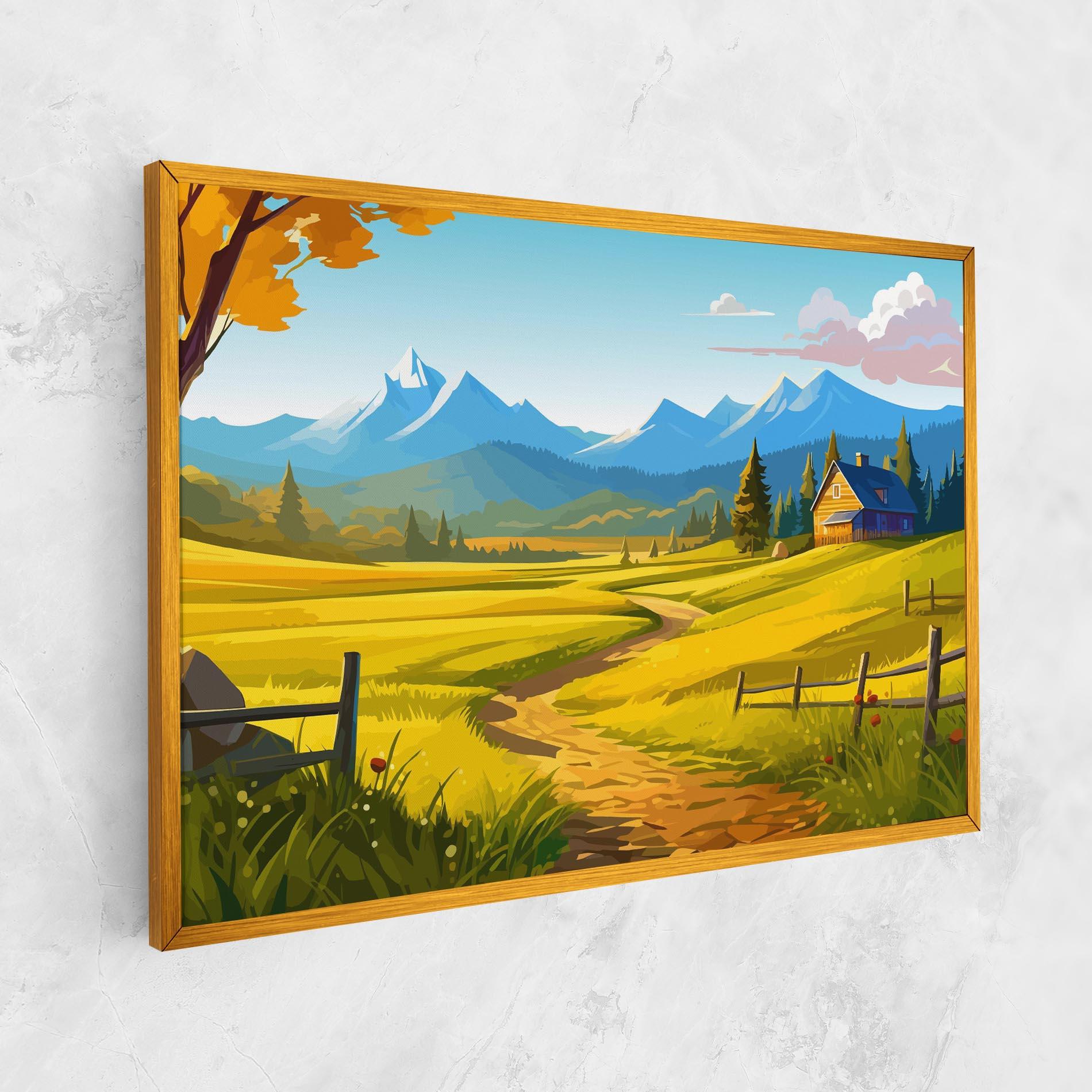 Tablou Canvas Daylight Rural View mockup 1