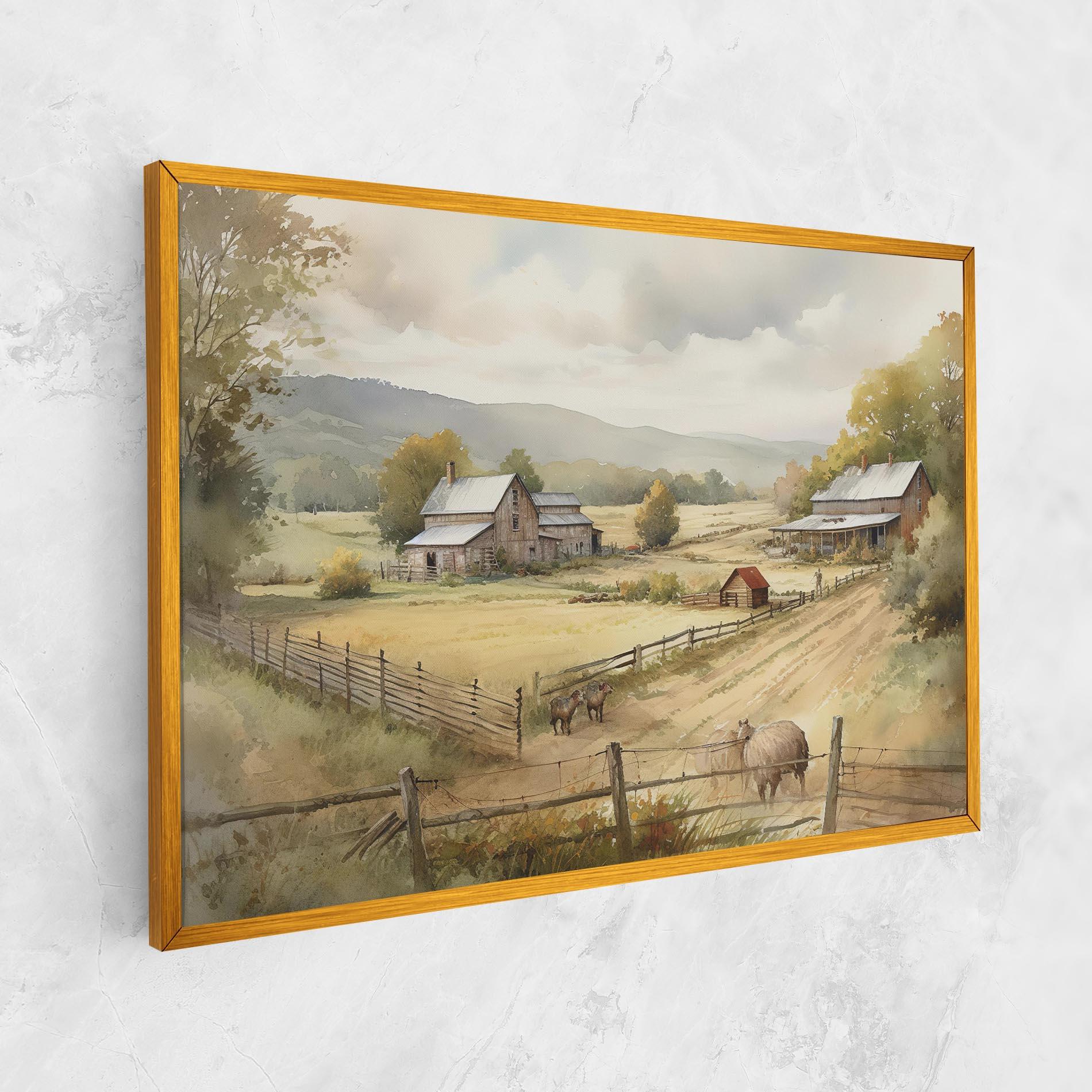 Tablou Canvas Rural Field mockup 1