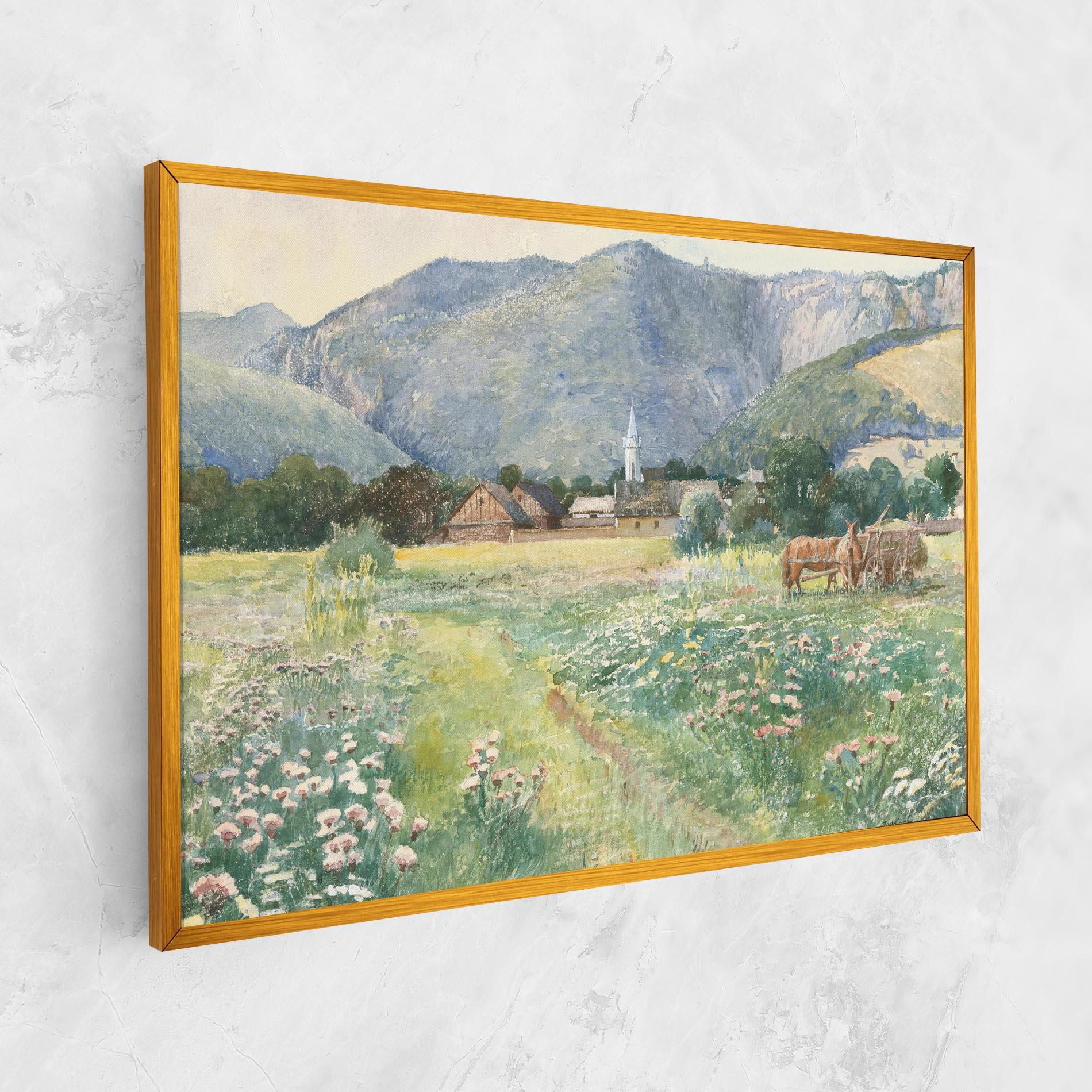 Tablou Canvas Rural Painting Art mockup 1