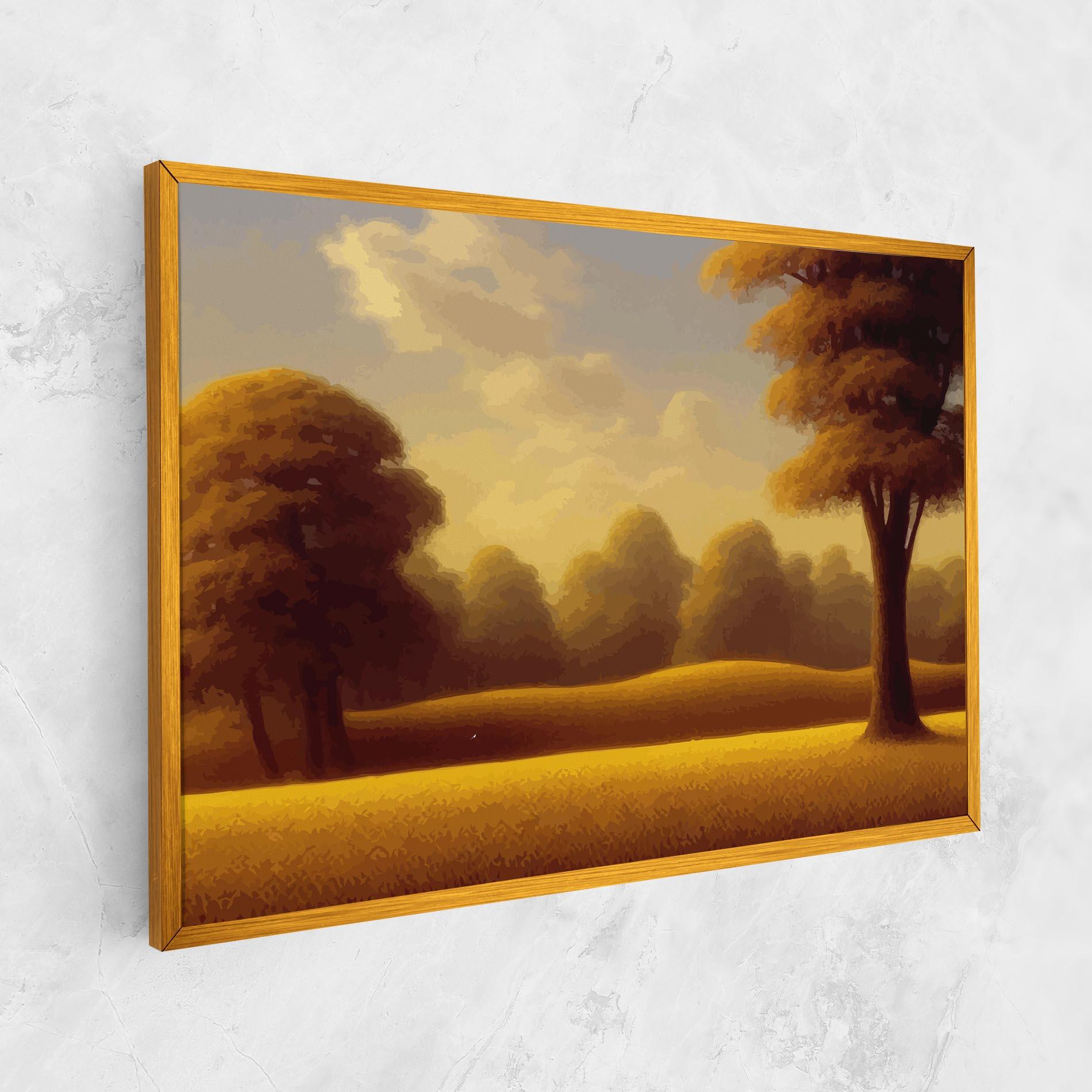 Tablou Canvas Yellow Countryside mockup 1