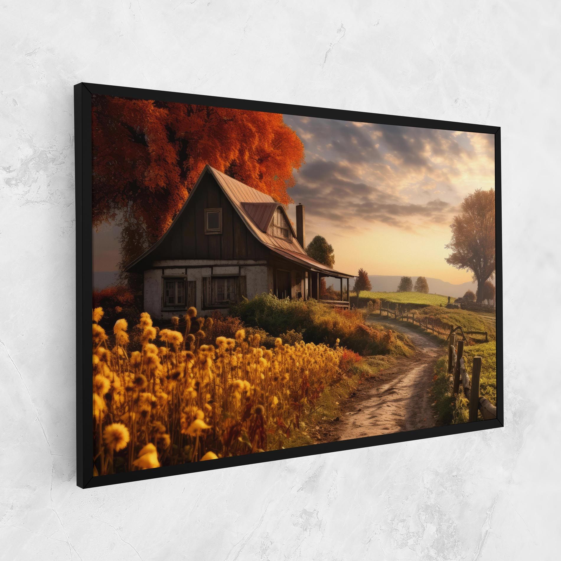 Autumn Farm House mockup 1