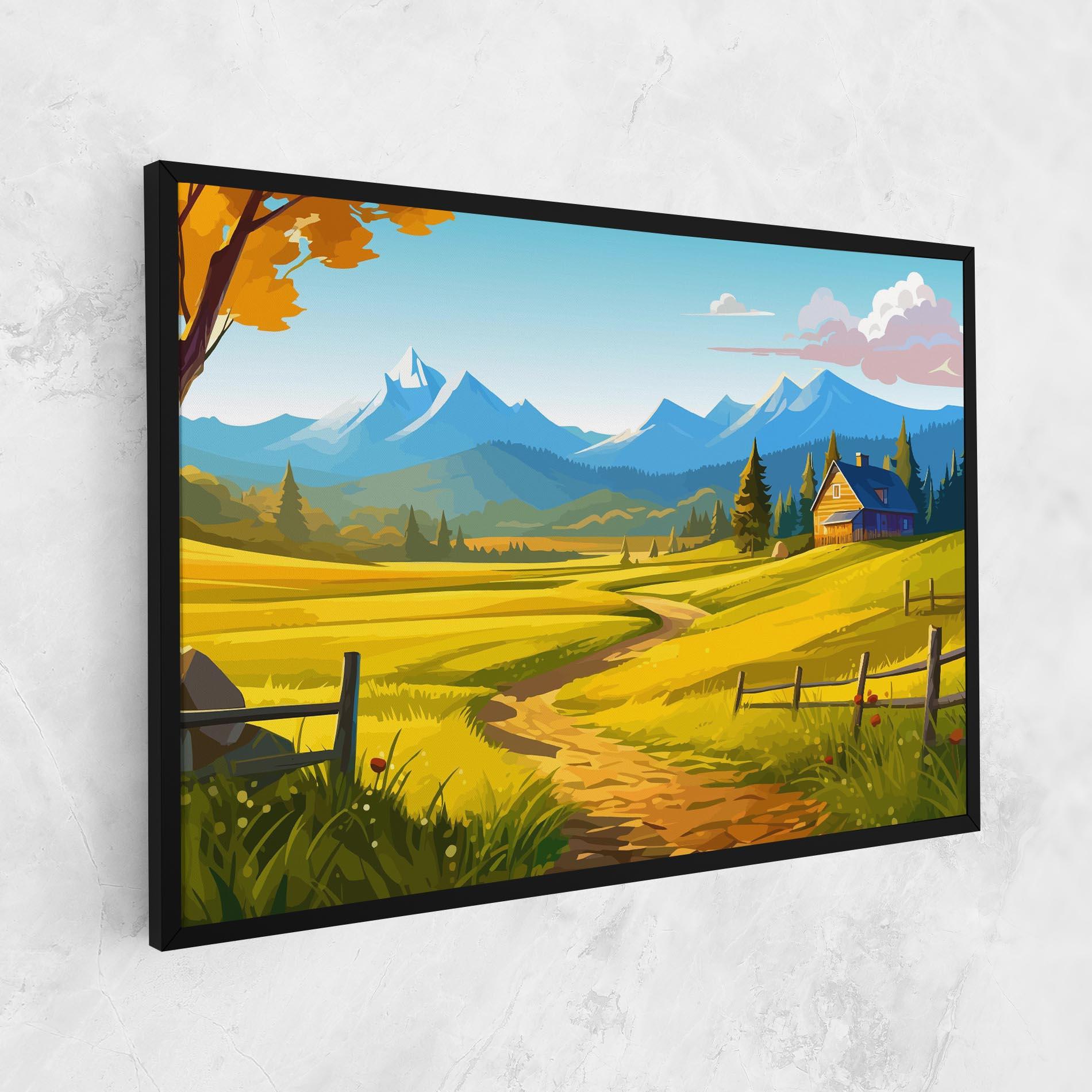 Tablou Canvas Daylight Rural View mockup 1