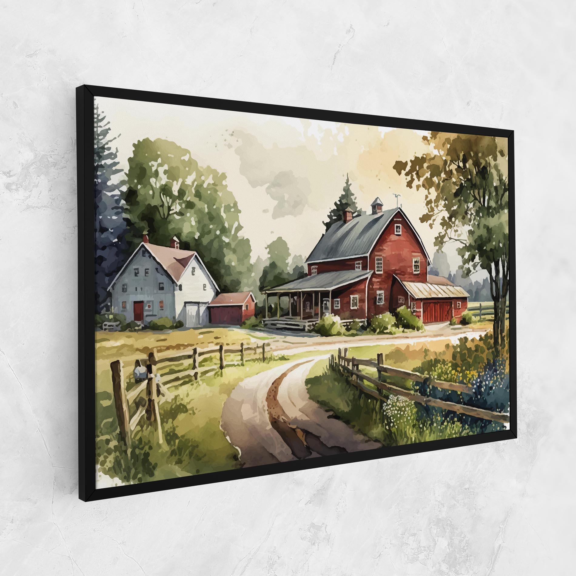 Tablou Canvas Farmhouse Painting mockup 1