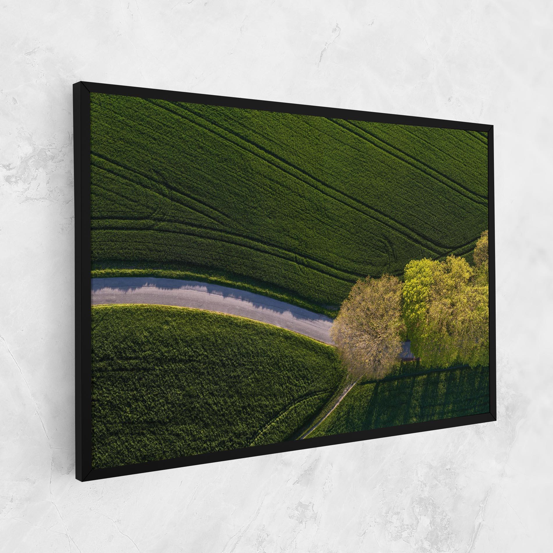 Tablou Canvas Green Road mockup 1