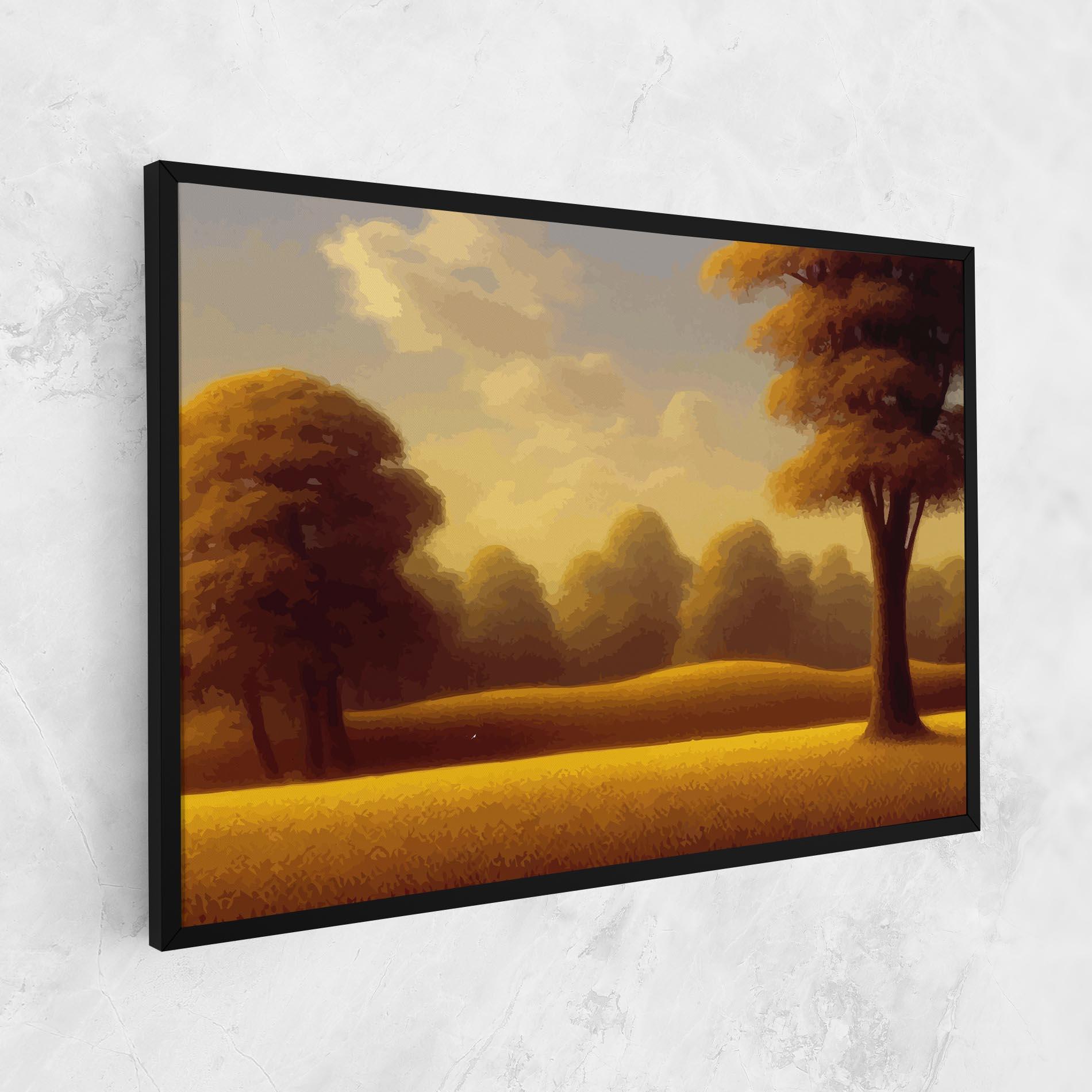 Tablou Canvas Yellow Countryside mockup 1