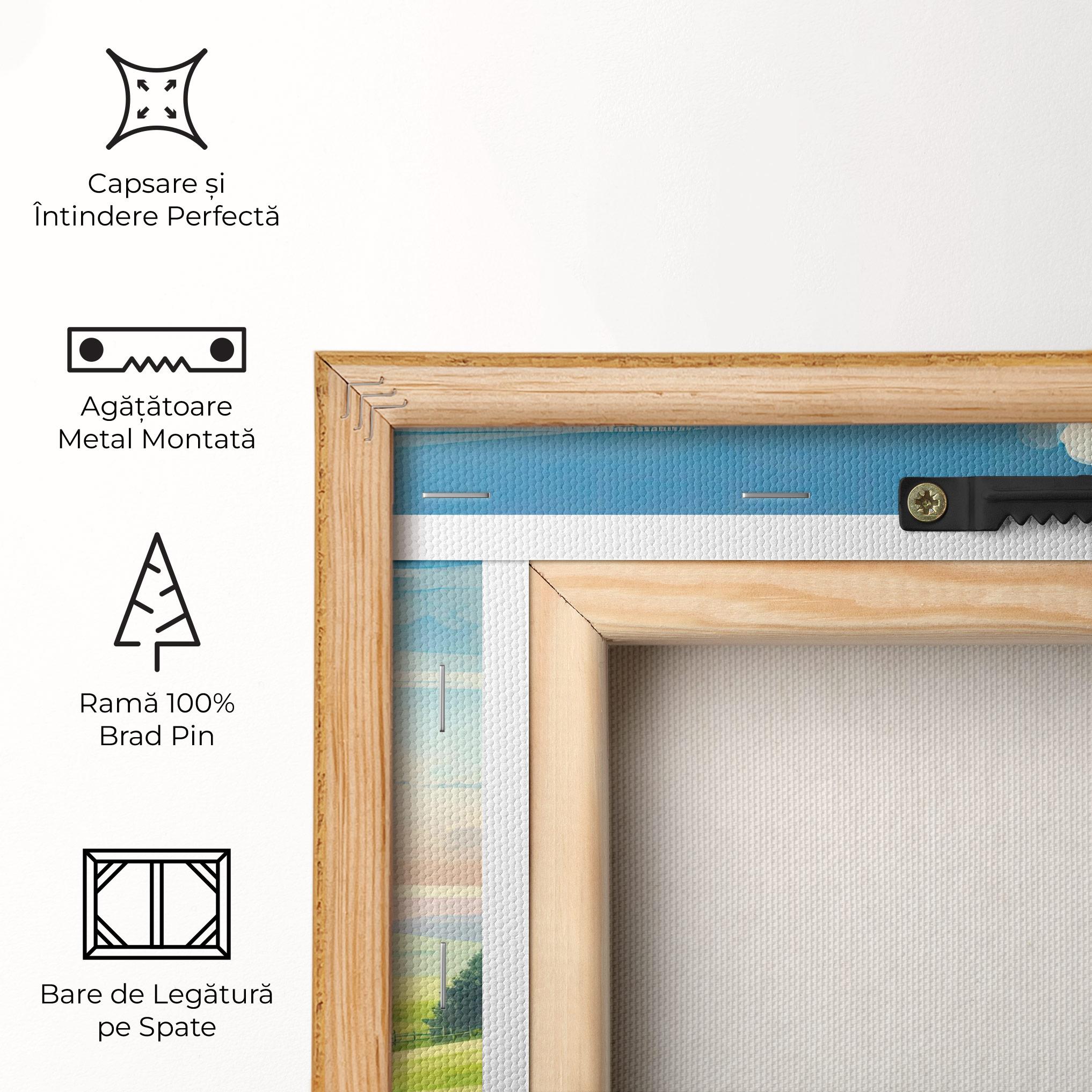 Tablou Canvas Calming Rural View mockup 5