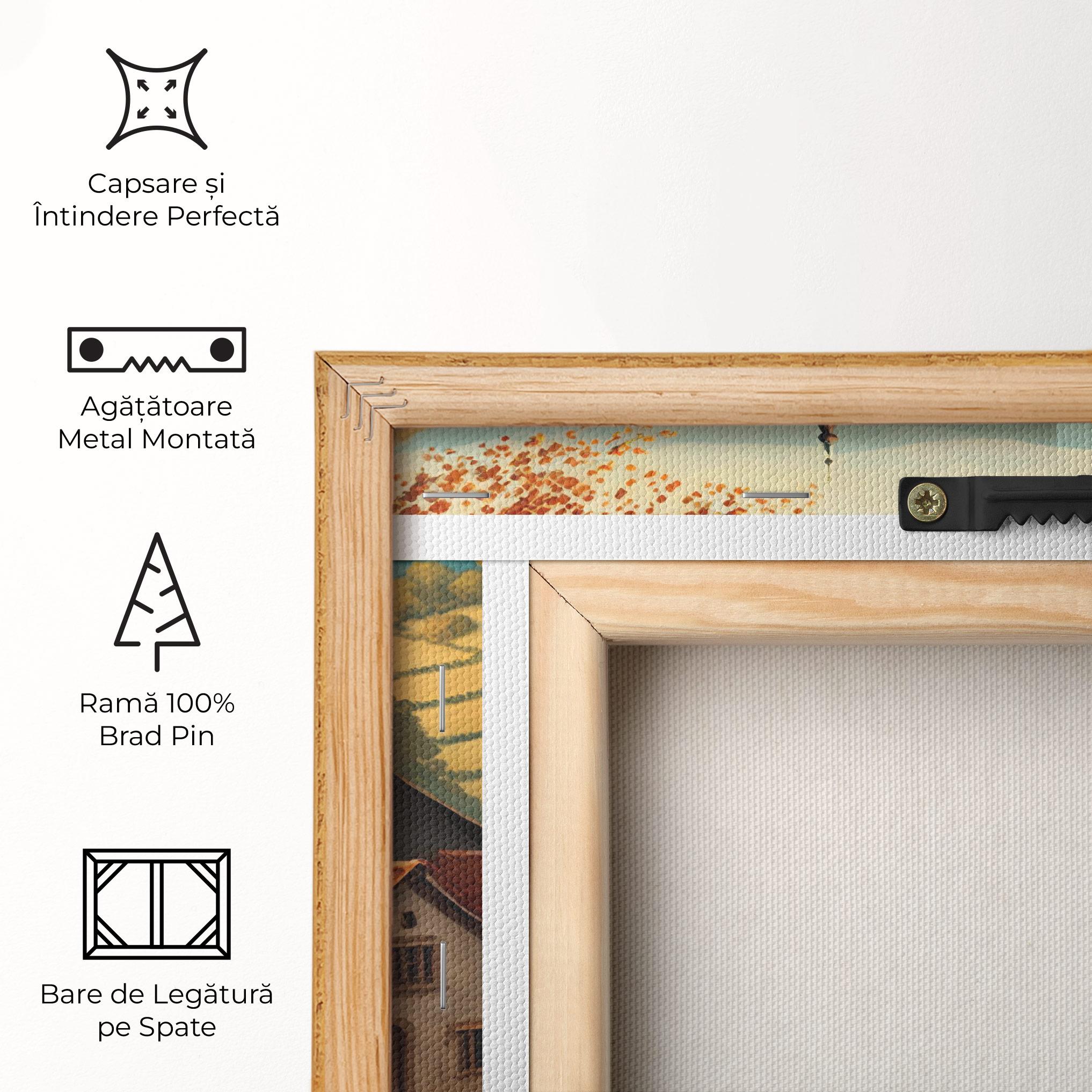 Tablou Canvas Countryside Village mockup 5