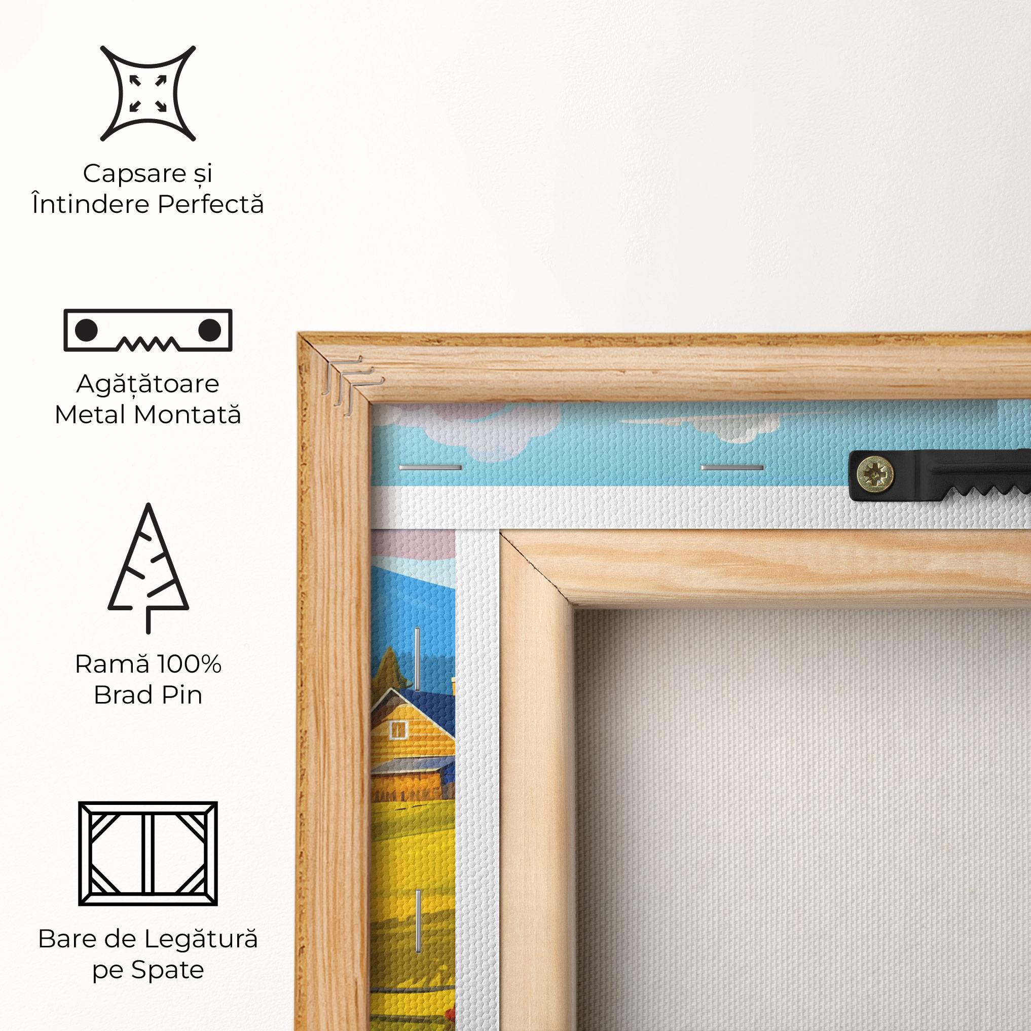 Tablou Canvas Daylight Rural View mockup 5