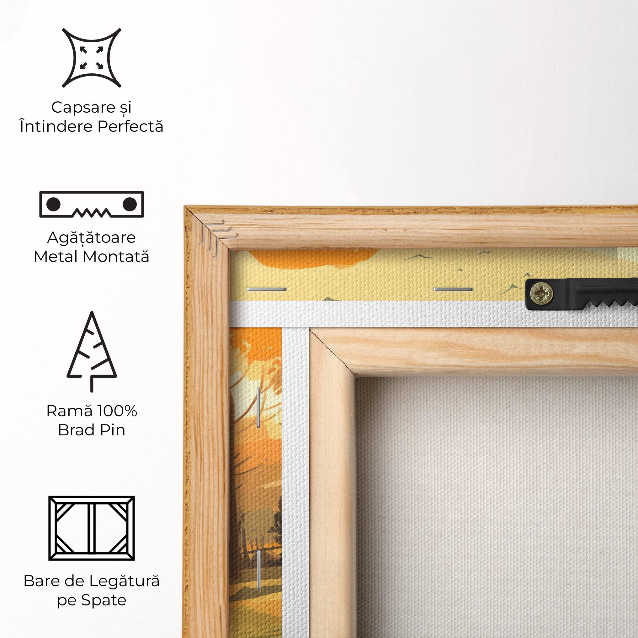 Tablou Canvas Farm With Sunlight mockup 5