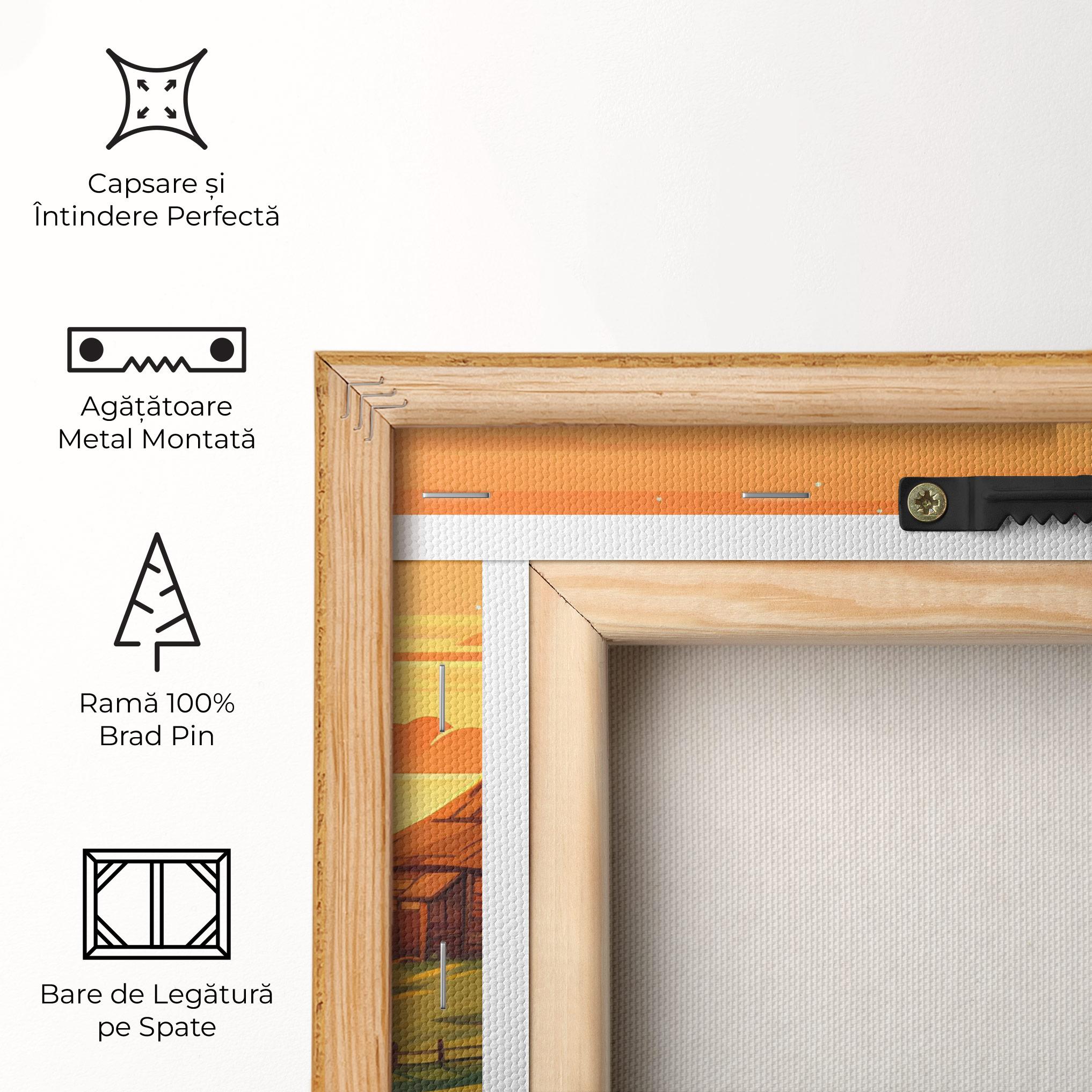 Tablou Canvas Farmhouse Sunlight mockup 5