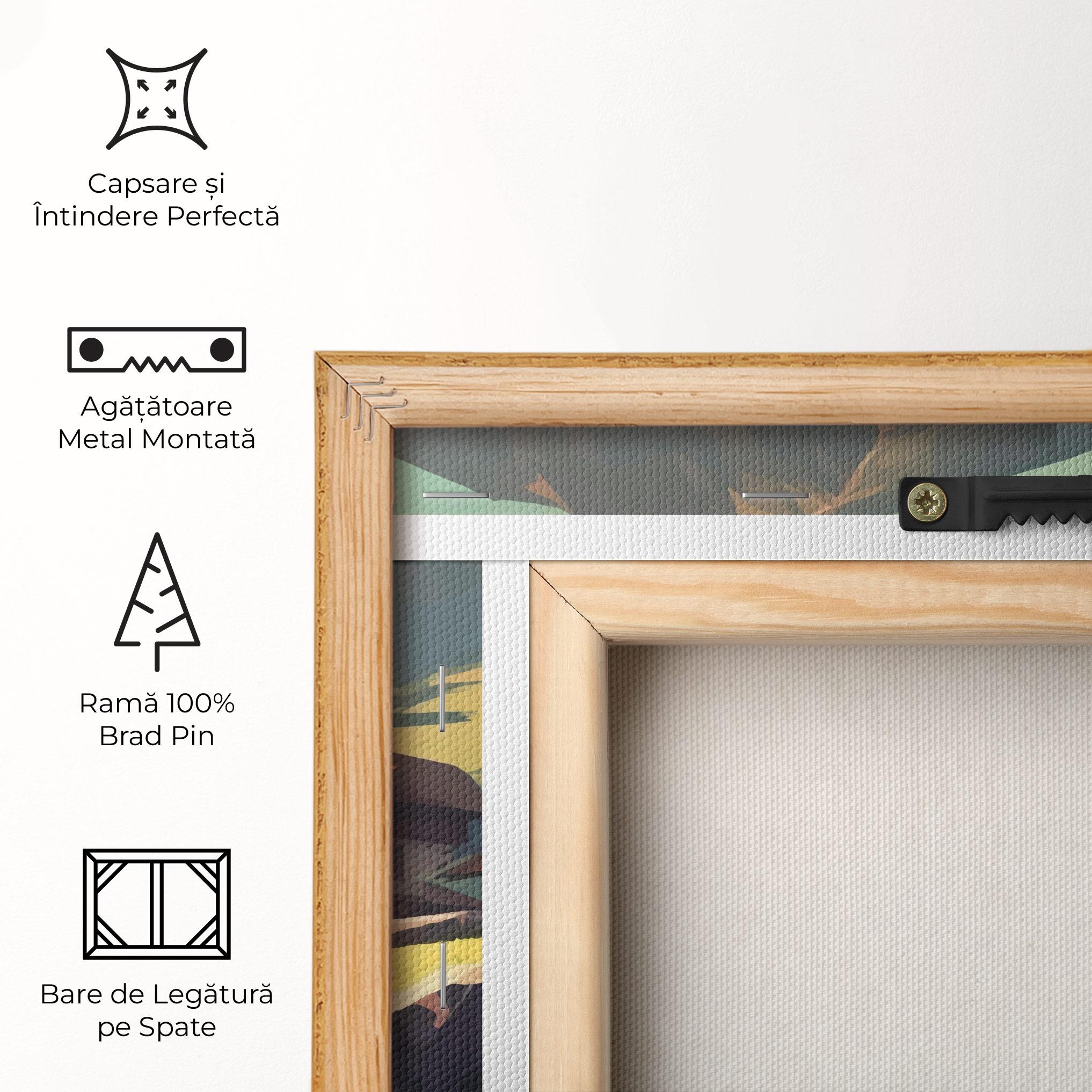 Tablou Canvas Grassy Mountain View mockup 5