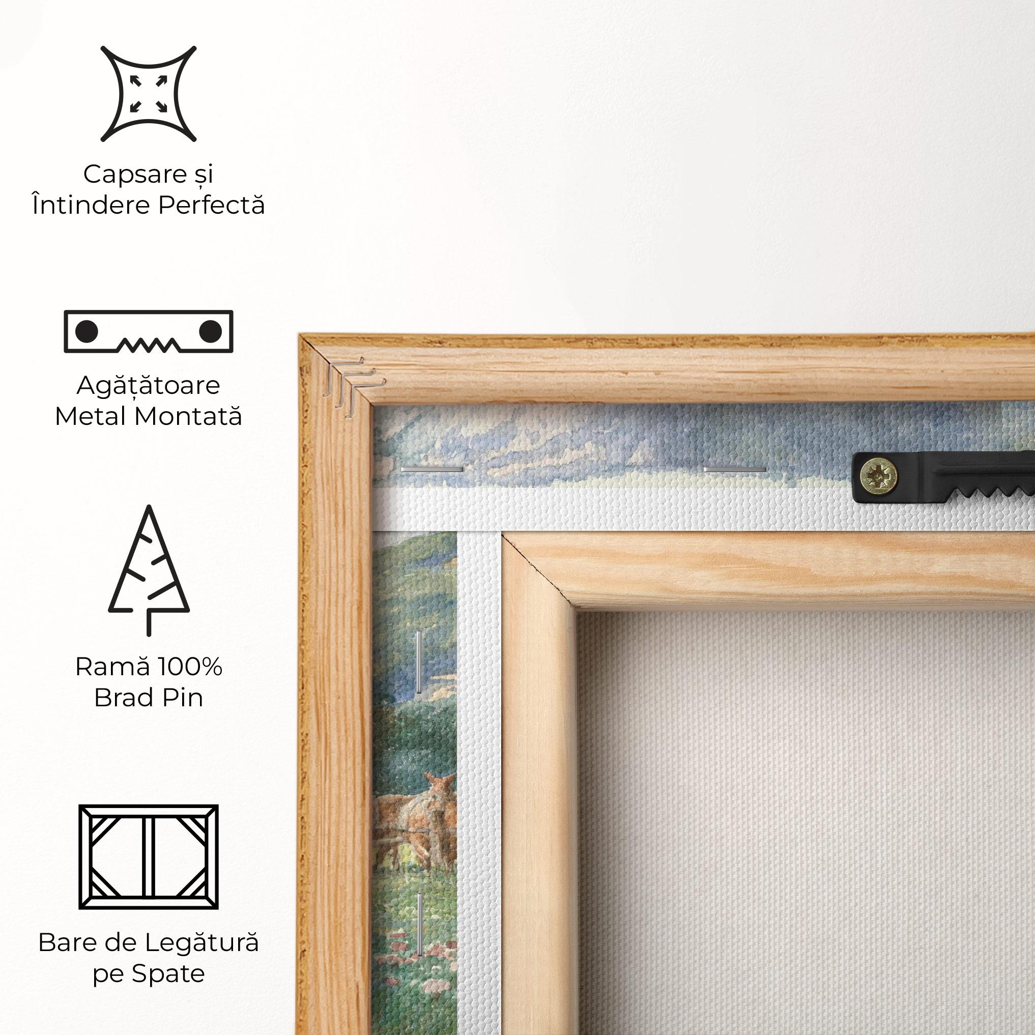 Tablou Canvas Rural Painting Art mockup 5