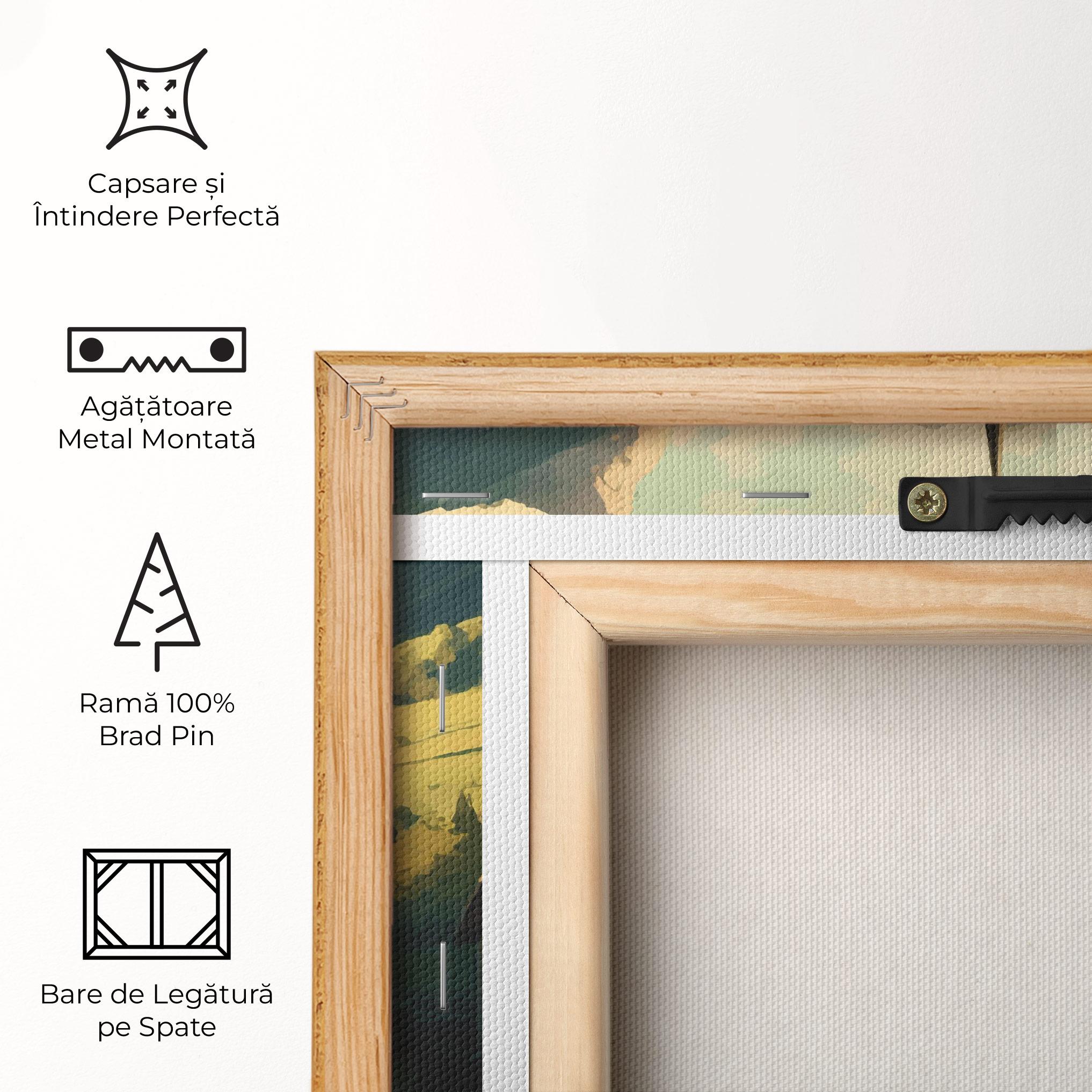 Tablou Canvas Village Dreamy View mockup 5