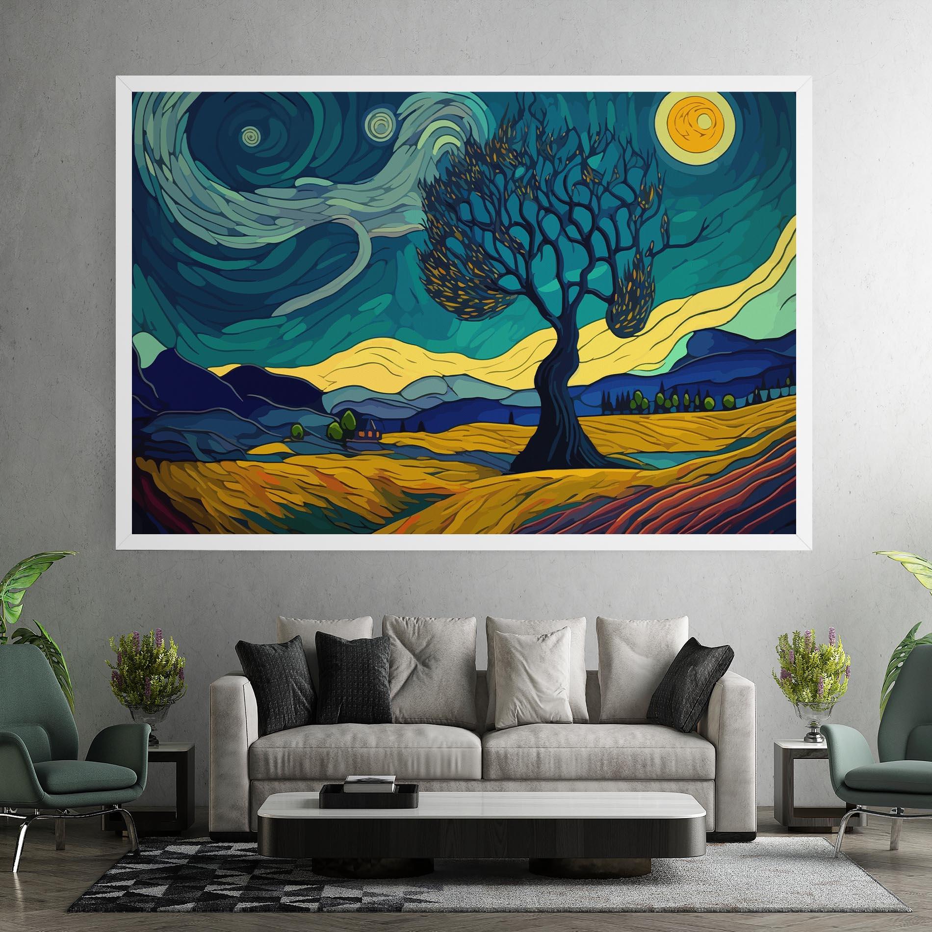 Tablou Canvas Abstract Rural Art mockup 7