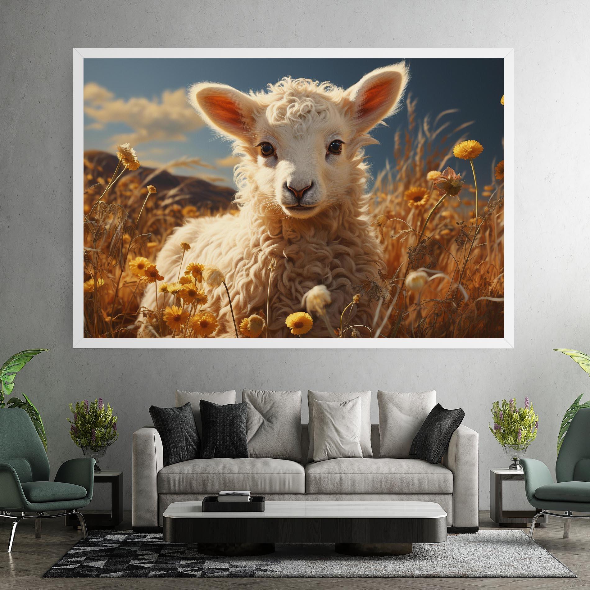 Tablou Canvas Animals Grazing mockup 7