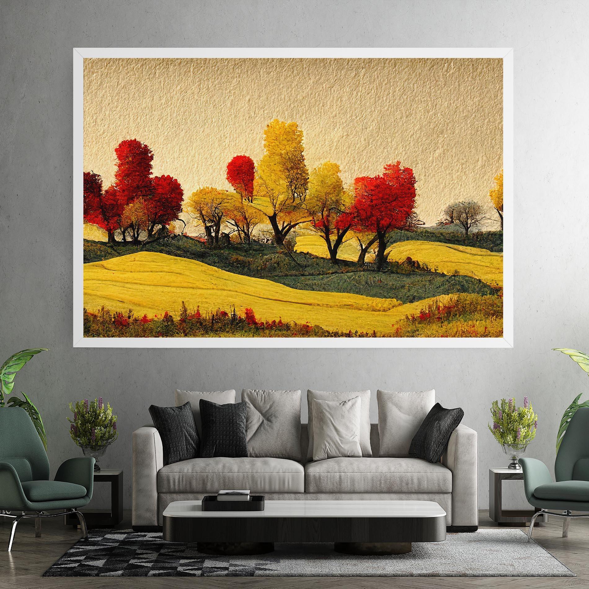 Tablou Canvas Autumn Paper Style mockup 7